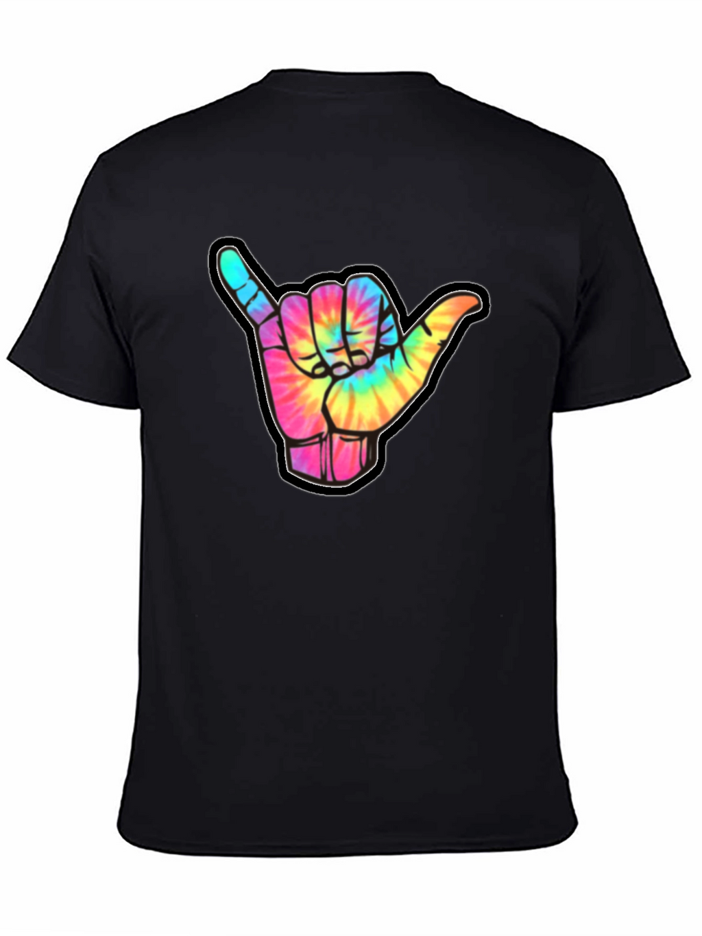 Tie-Dye Shaka Sign Graphic Tee - Relaxed Fit