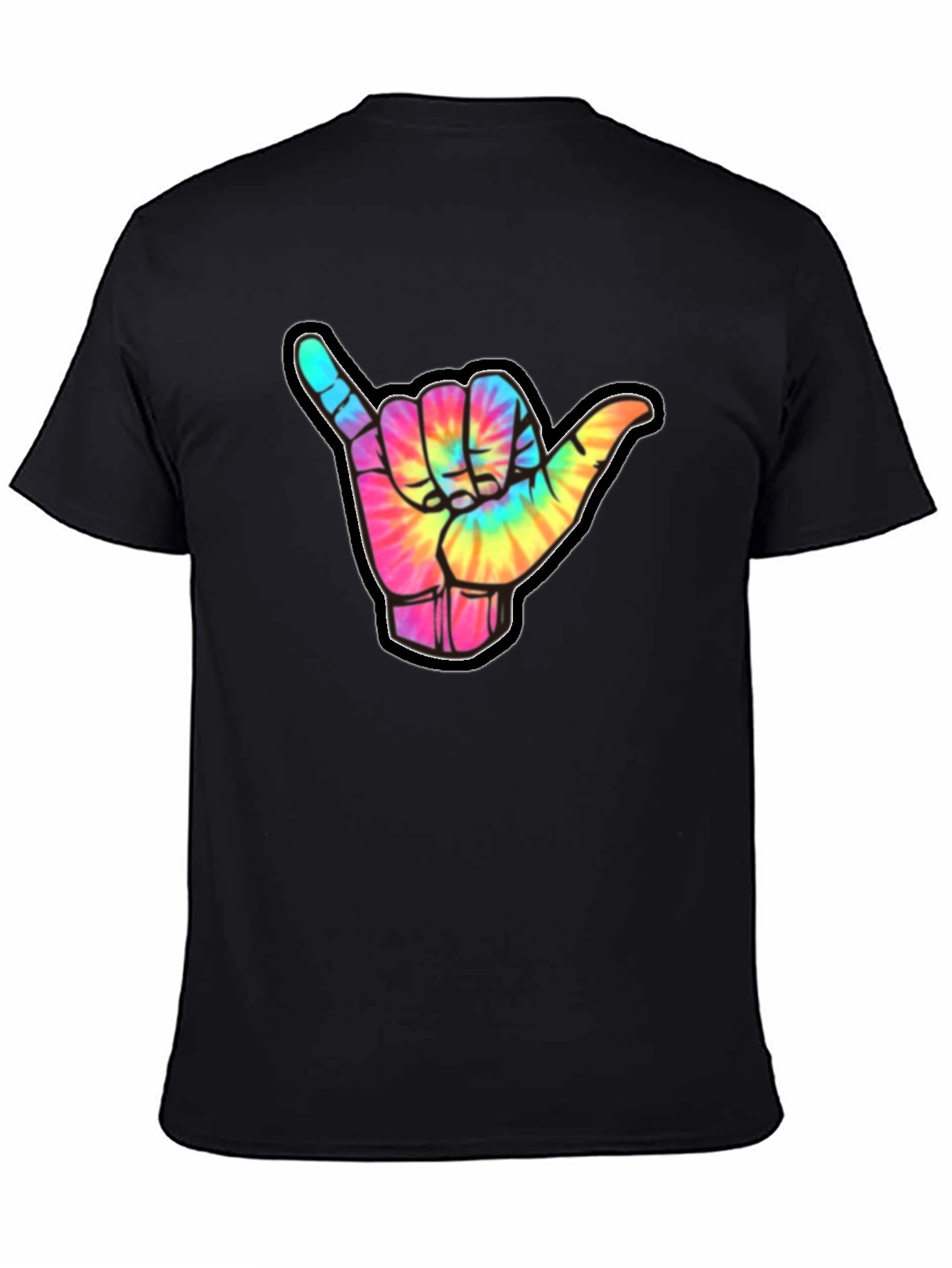 Tie-Dye Shaka Sign Graphic Tee - Relaxed Fit