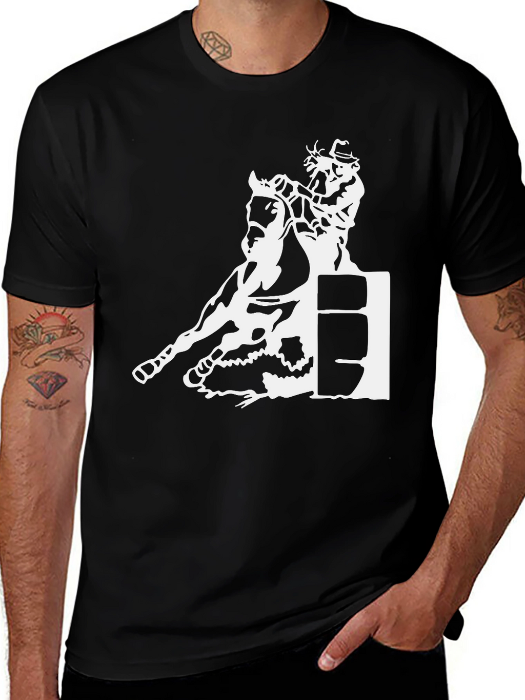 Black Barrel Racing T-Shirt