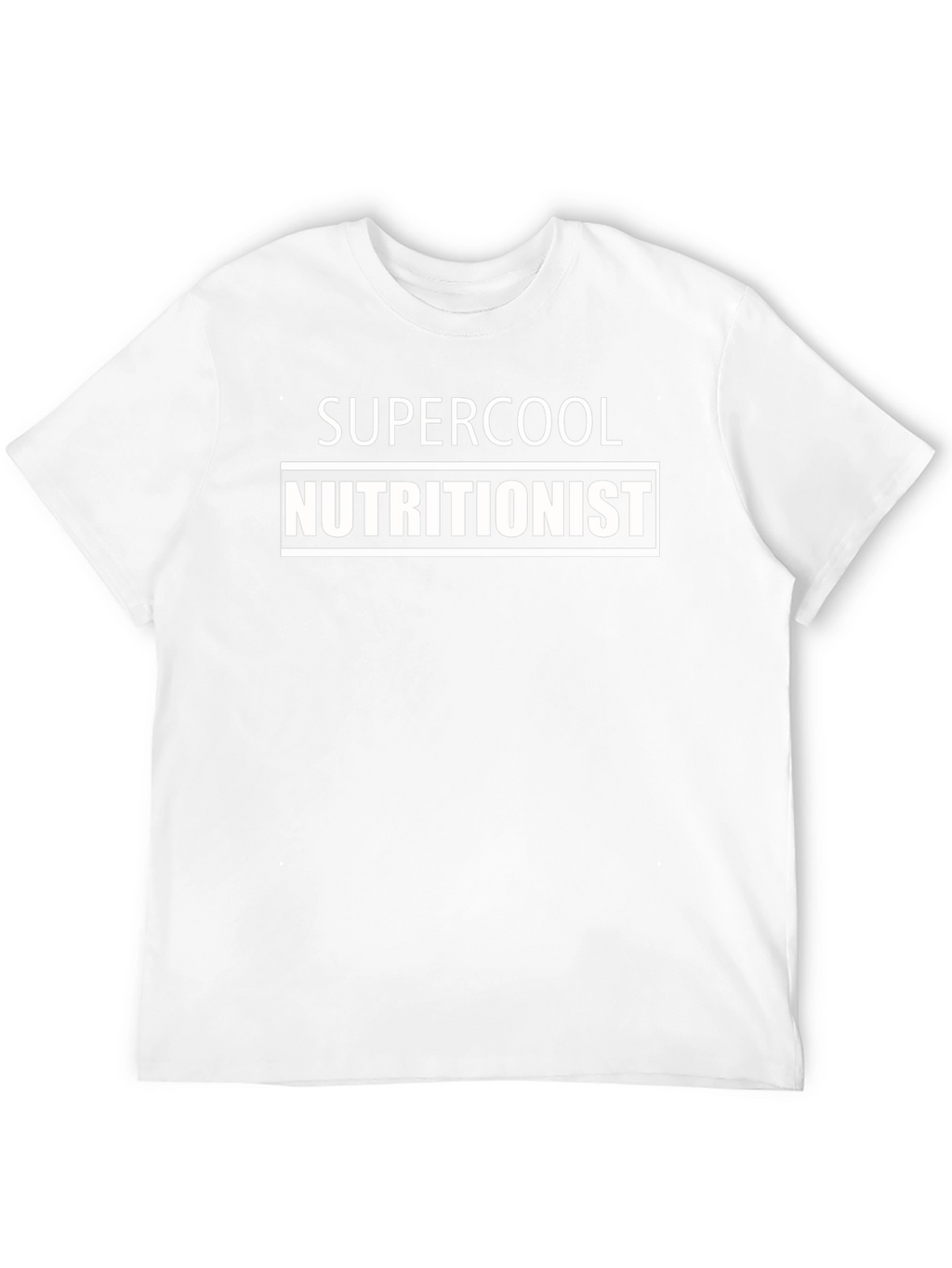 Supercool Nutritionist T-Shirt - Black Crew Neck Tee