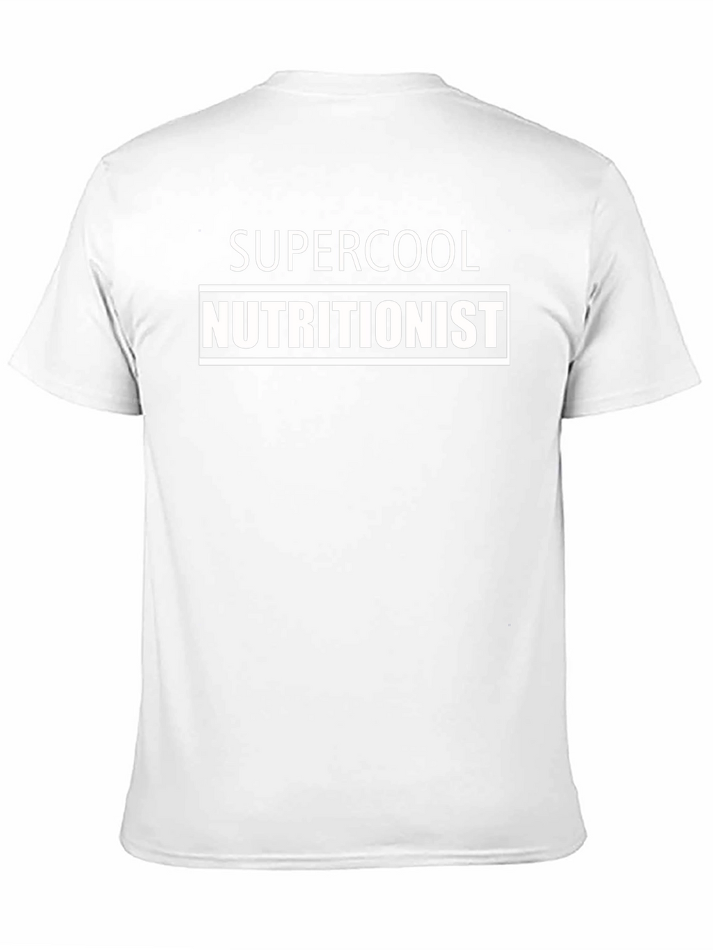 Supercool Nutritionist T-Shirt - Black Crew Neck Tee