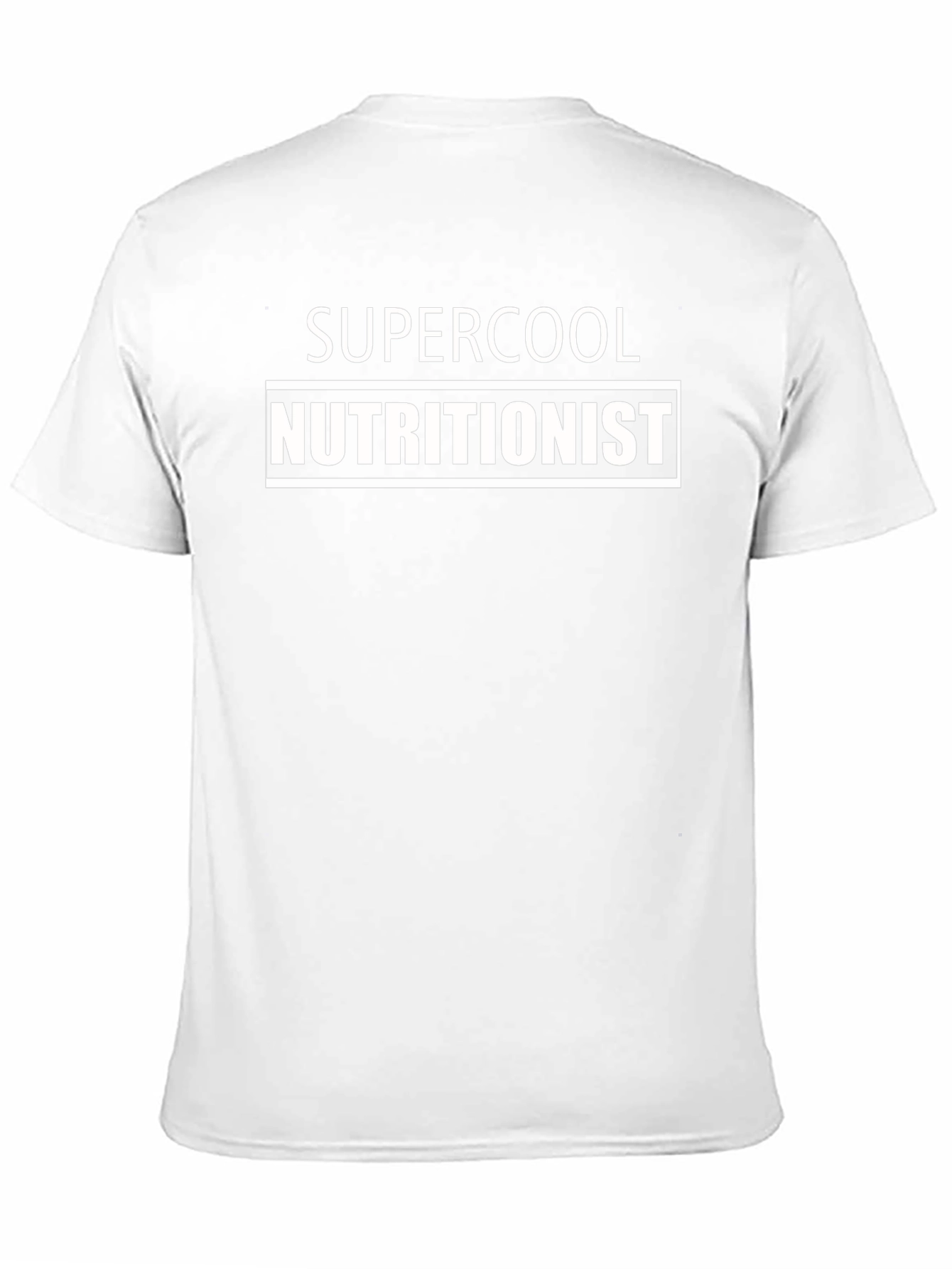 Supercool Nutritionist T-Shirt - Black Crew Neck Tee