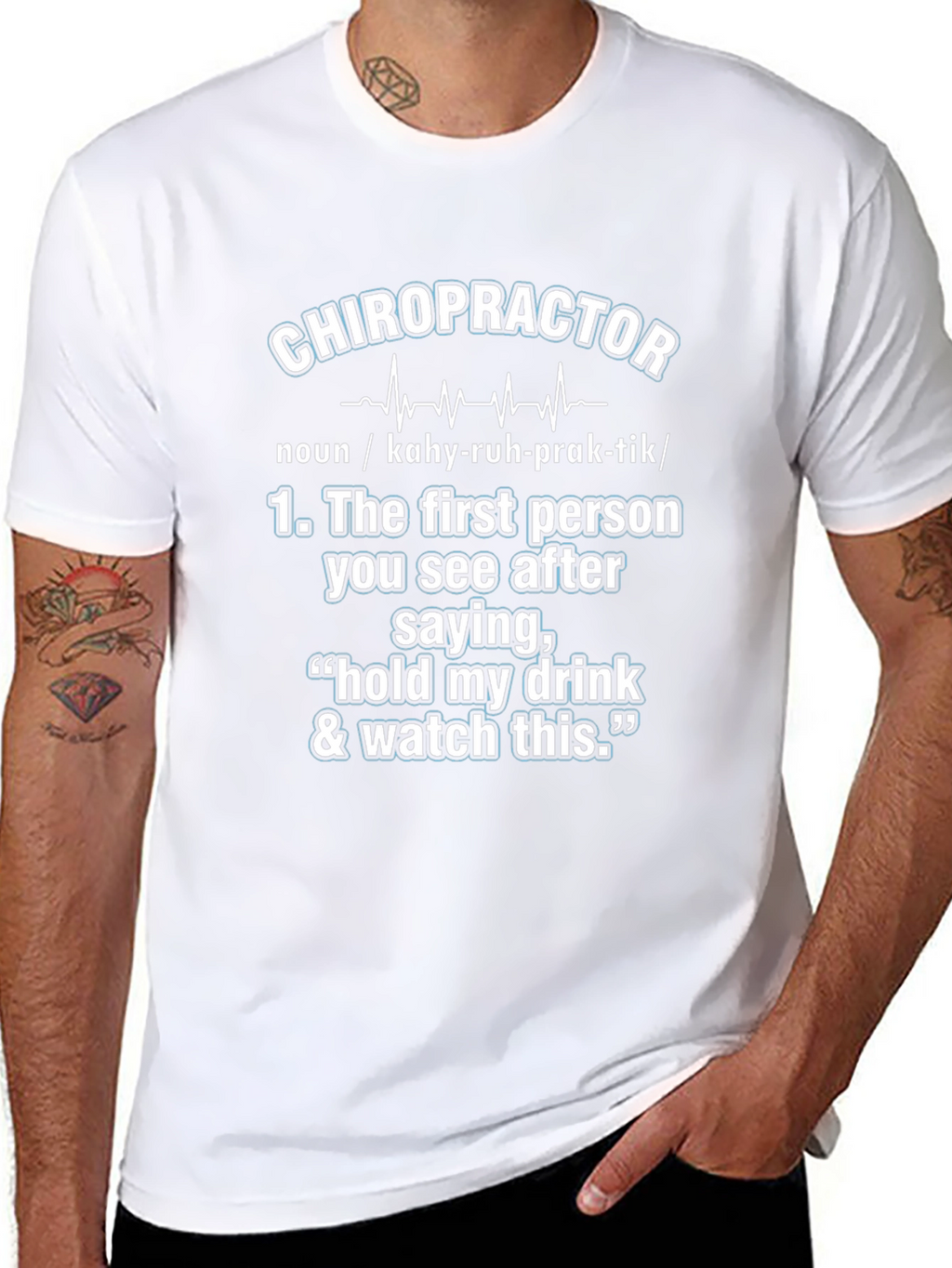 Chiropractor Definition T-Shirt: Funny Graphic Tee