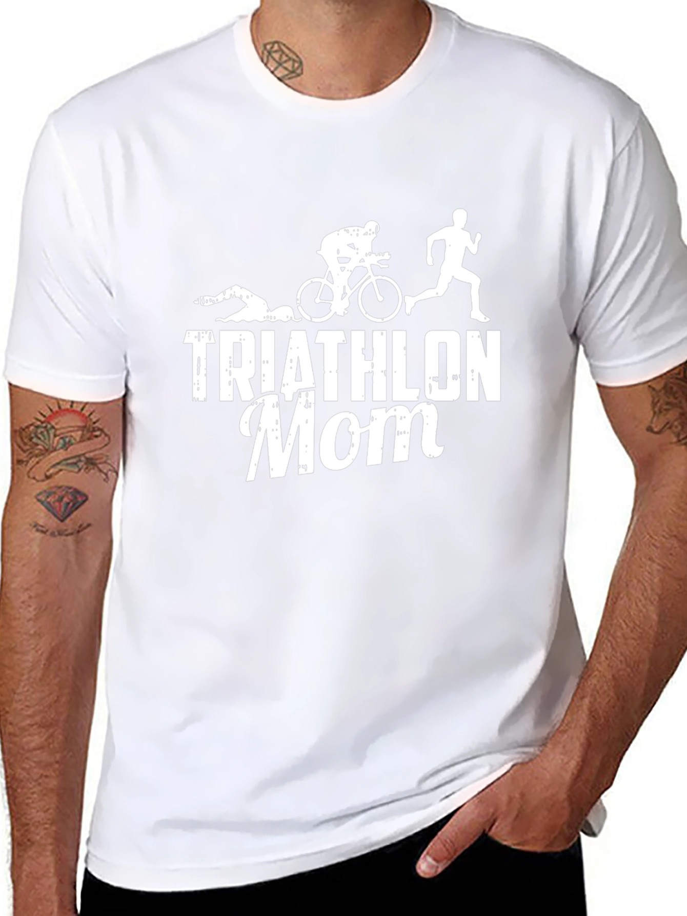 Triathlon Mom Graphic T-Shirt - Athlete Support