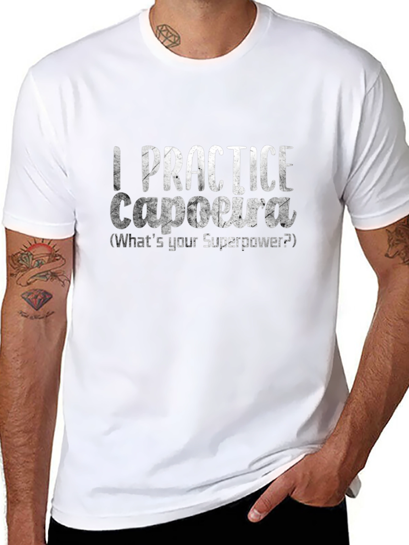 Capoeira Superpower Black T-Shirt