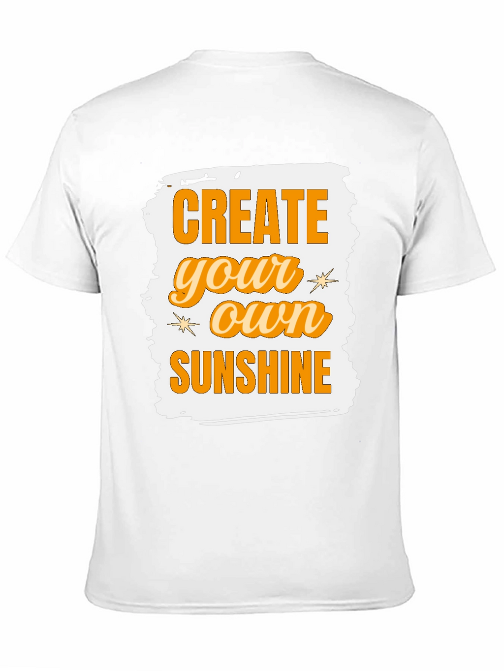 Create Your Own Sunshine Graphic Tee - Black
