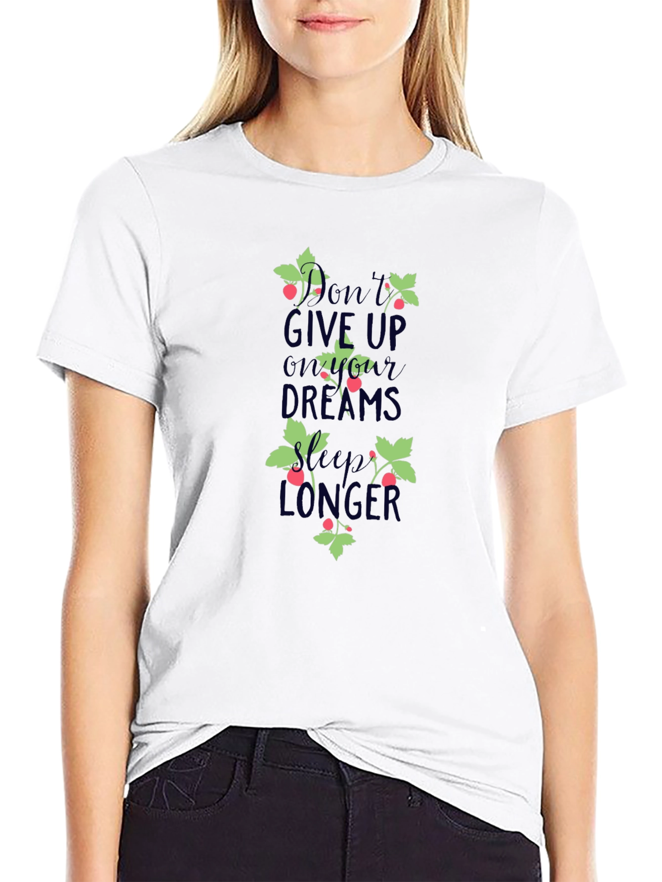 Motivational Graphic Tee - Dont Give Up