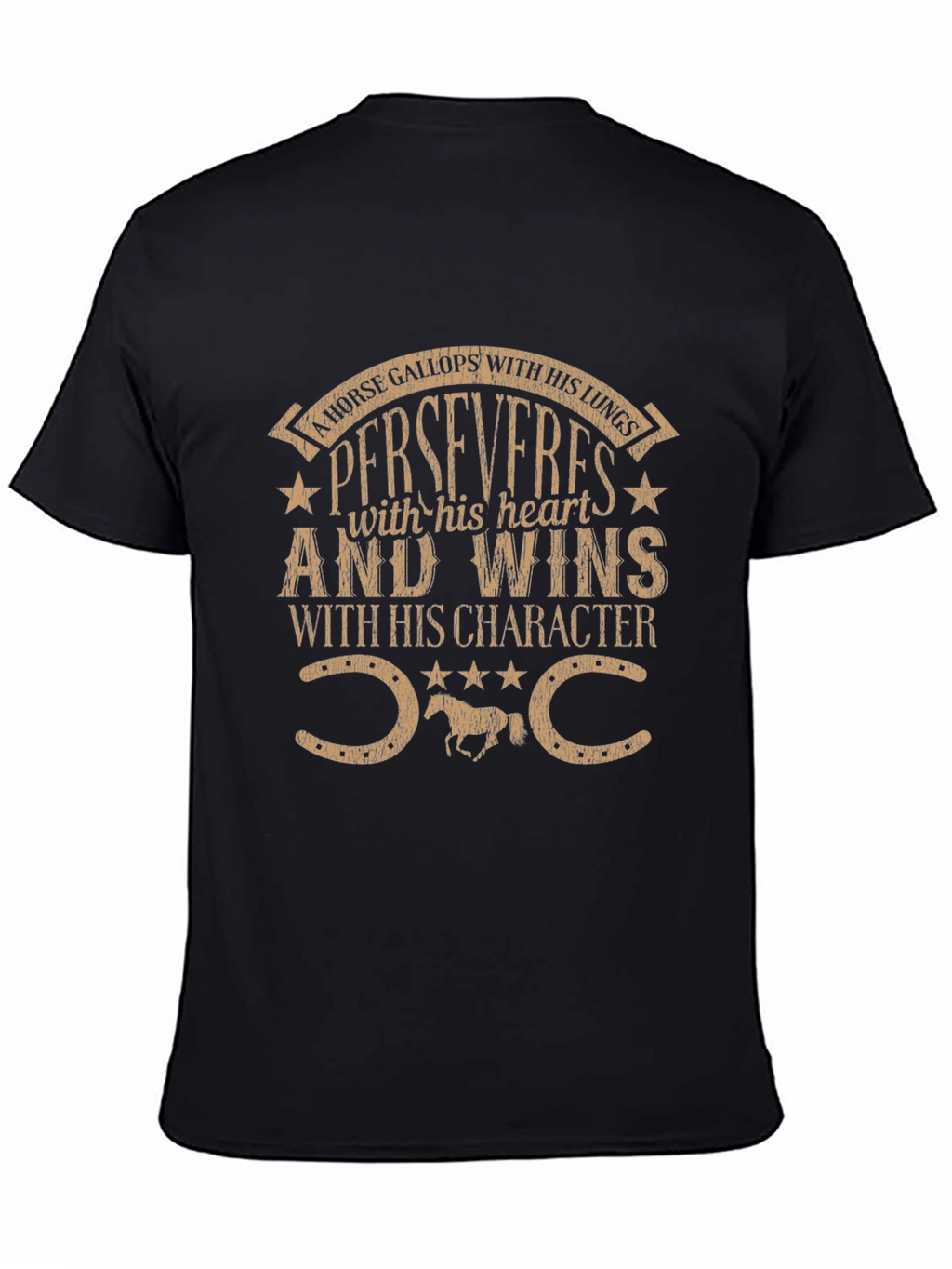 Horse Perseverance Graphic T-Shirt