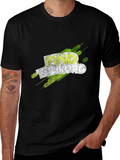 Find Your Road Graphic T-Shirt - Black Casual Tee