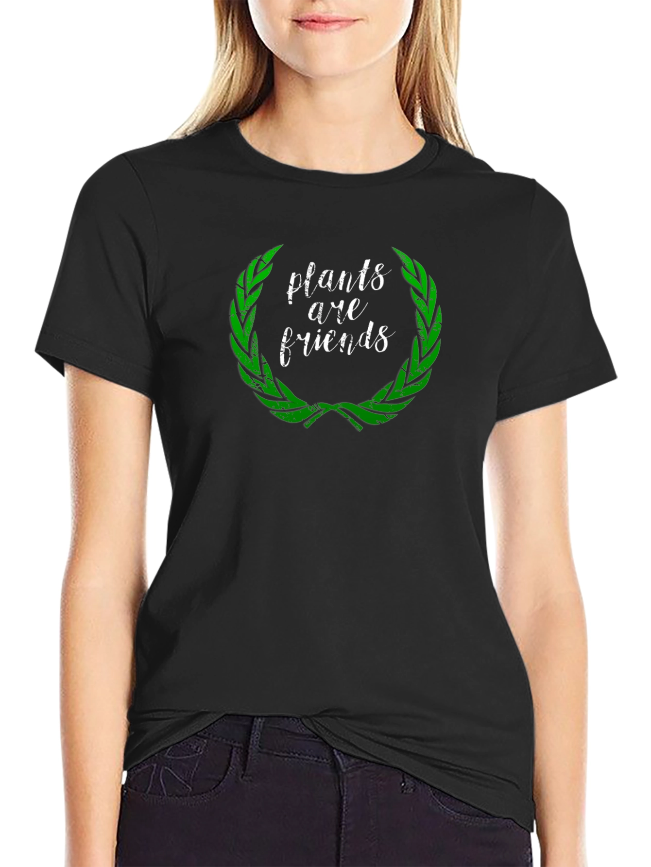 Plants Are Friends Graphic Tee - Unisex Vegan T-Shirt