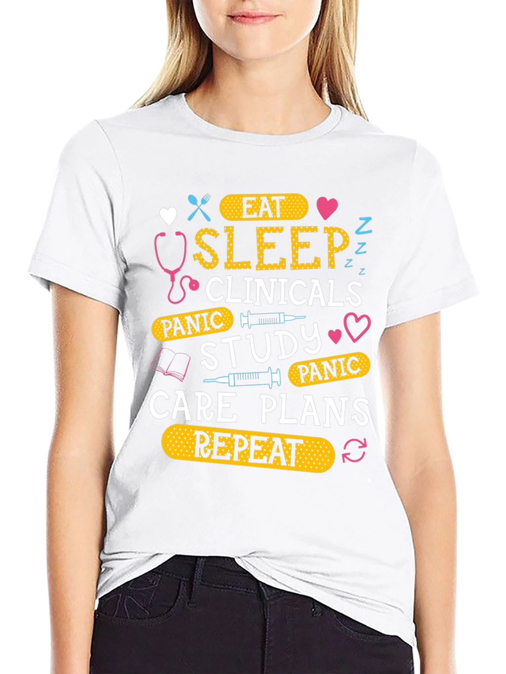 Eat Sleep Clinicals Repeat T-Shirt