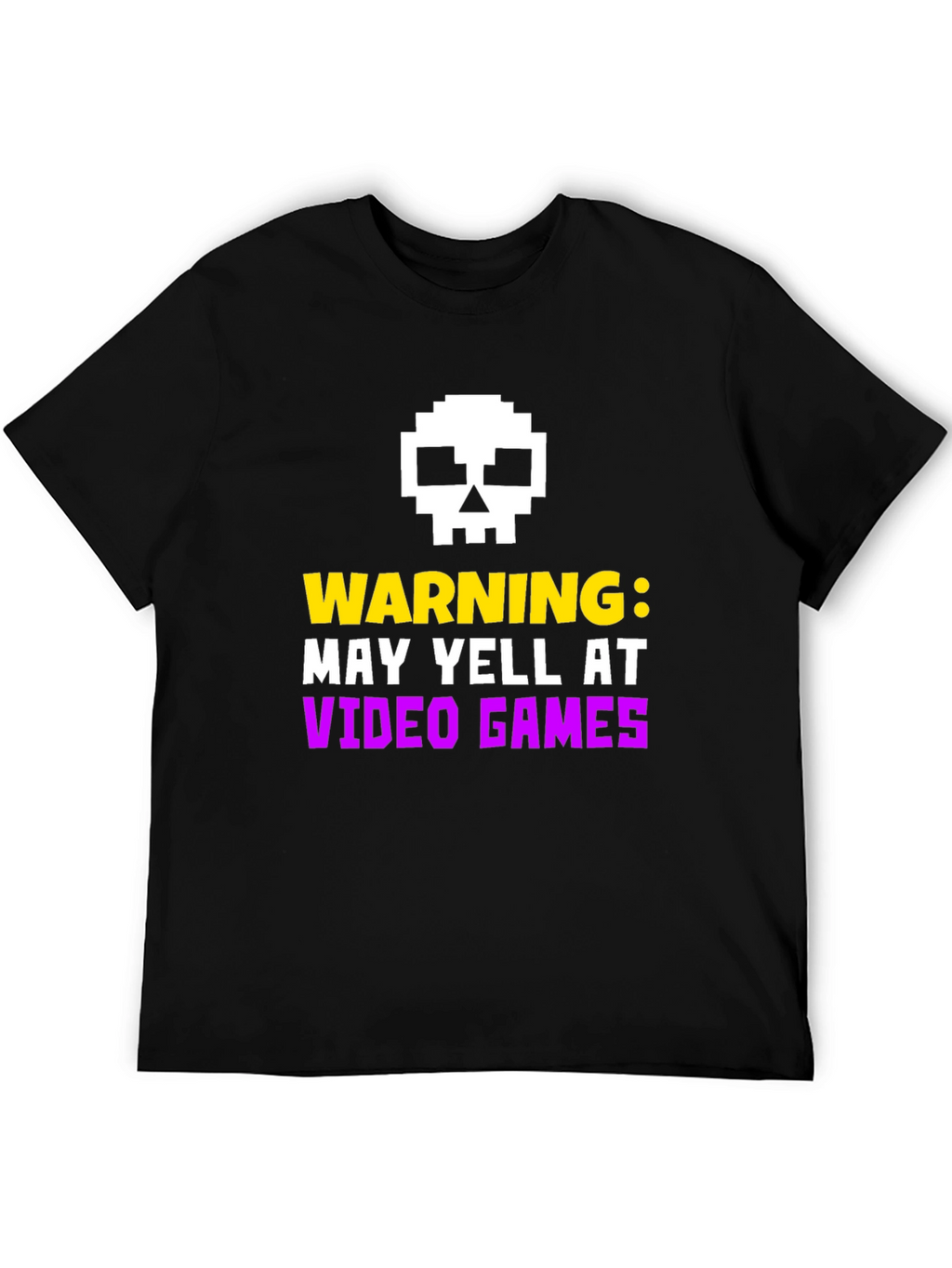 Warning May Yell at Video Games T-Shirt