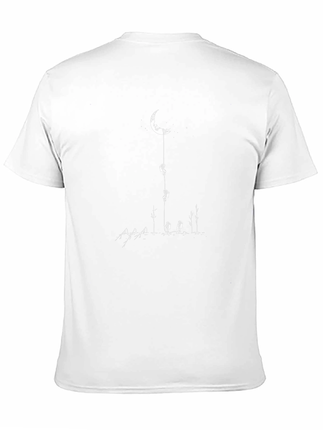 Astronaut Moon Climb Graphic Tee