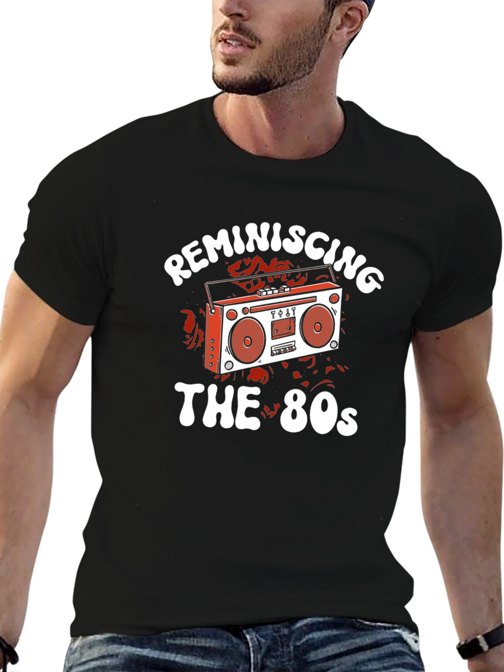 Reminiscing the 80s Boombox T-Shirt