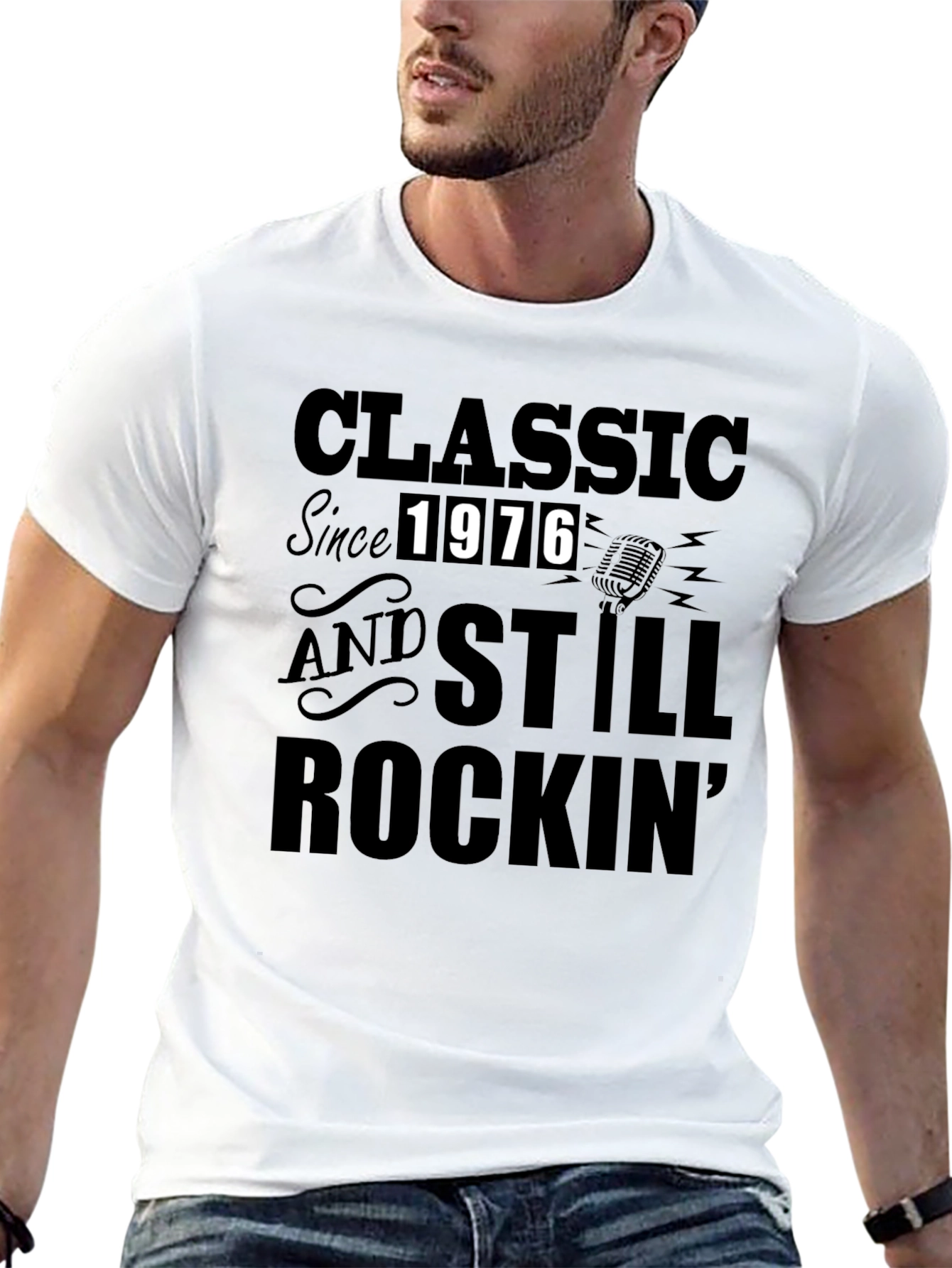 Classic Since 1976 Rockin Graphic Tee