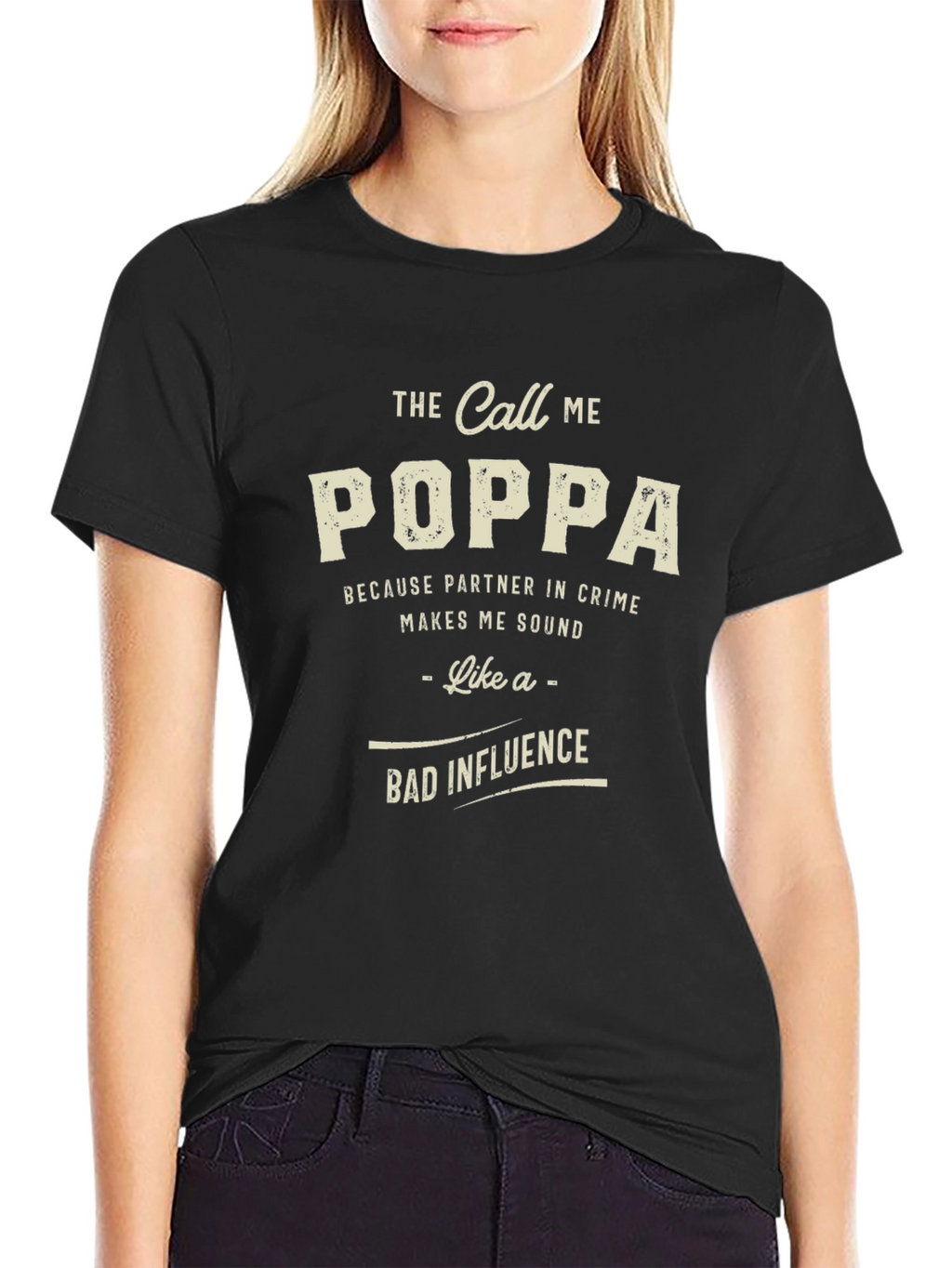Call Me Poppa T-Shirt Funny Dad Gift