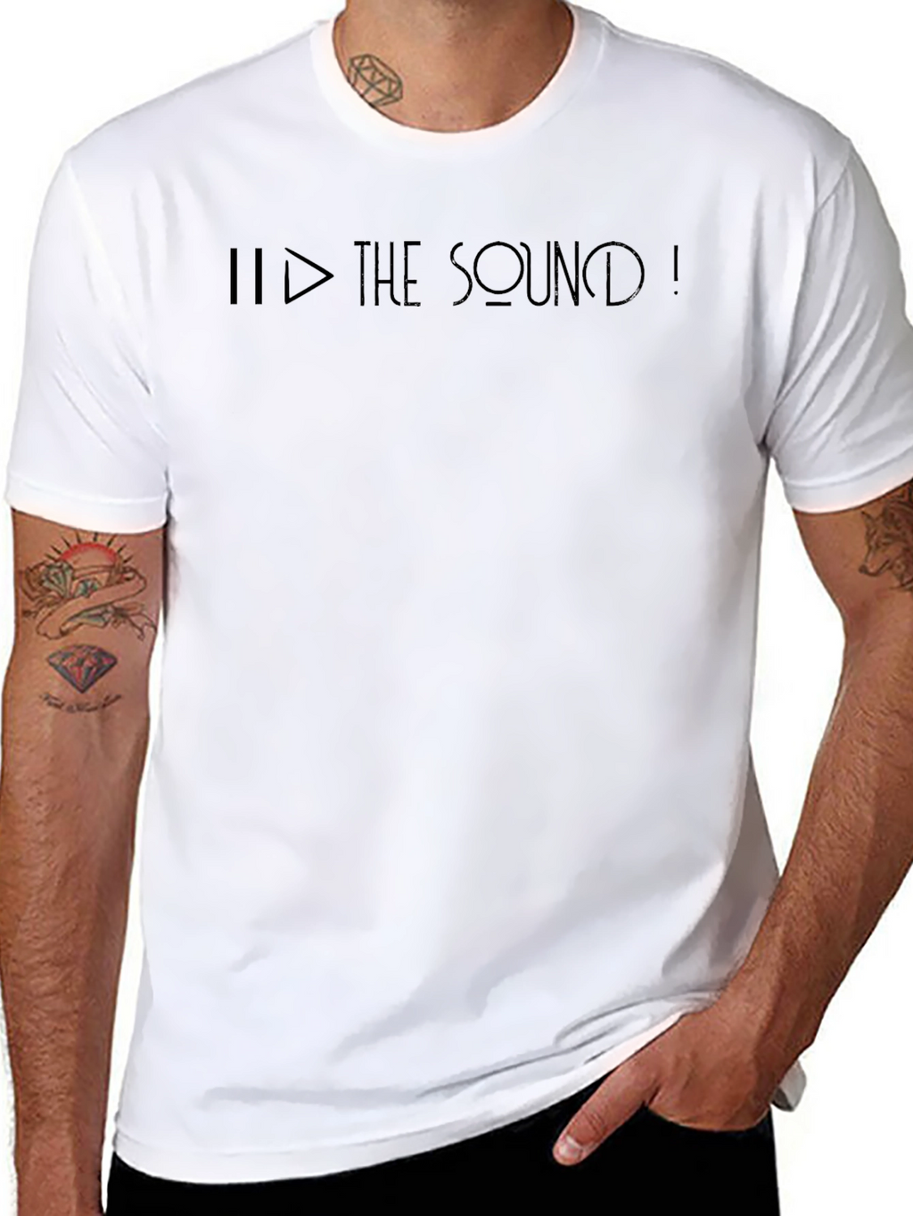 The Sound T-Shirt - Stylish Black Tee