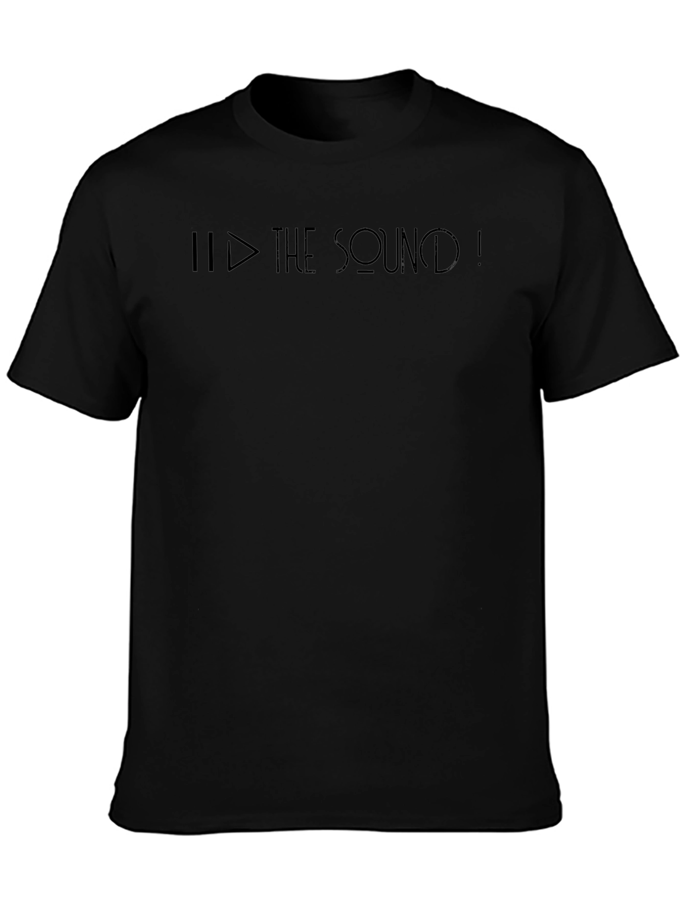 The Sound T-Shirt - Stylish Black Tee