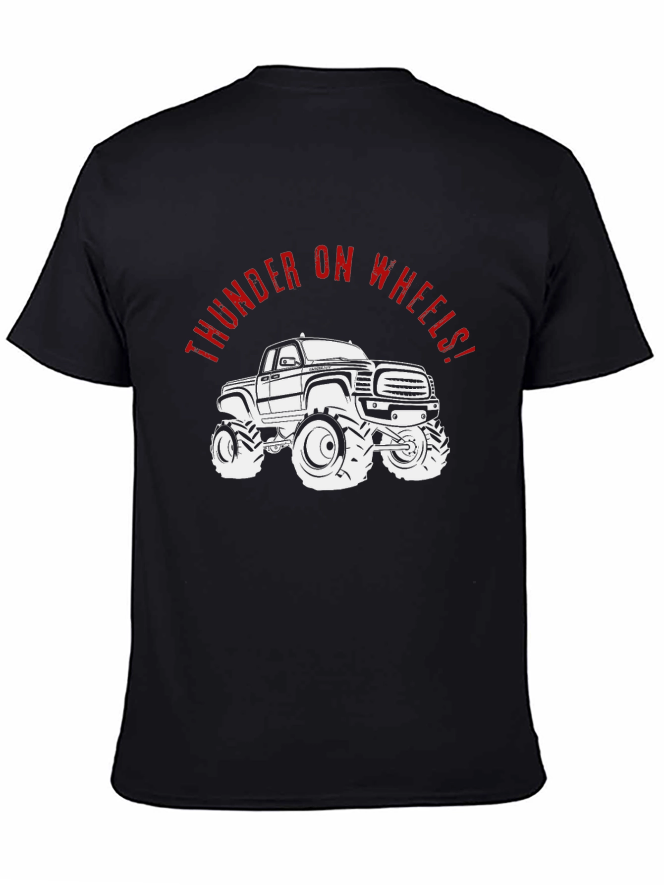Thunder on Wheels Truck T-Shirt - Black