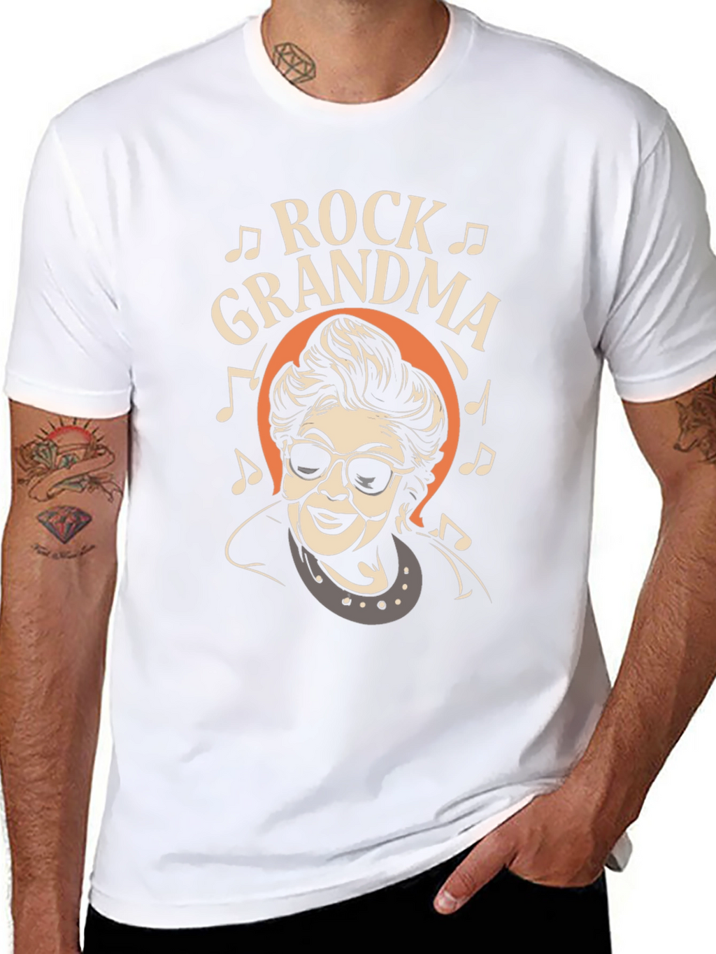 Rock Grandma Graphic Tee - Cool & Comfy