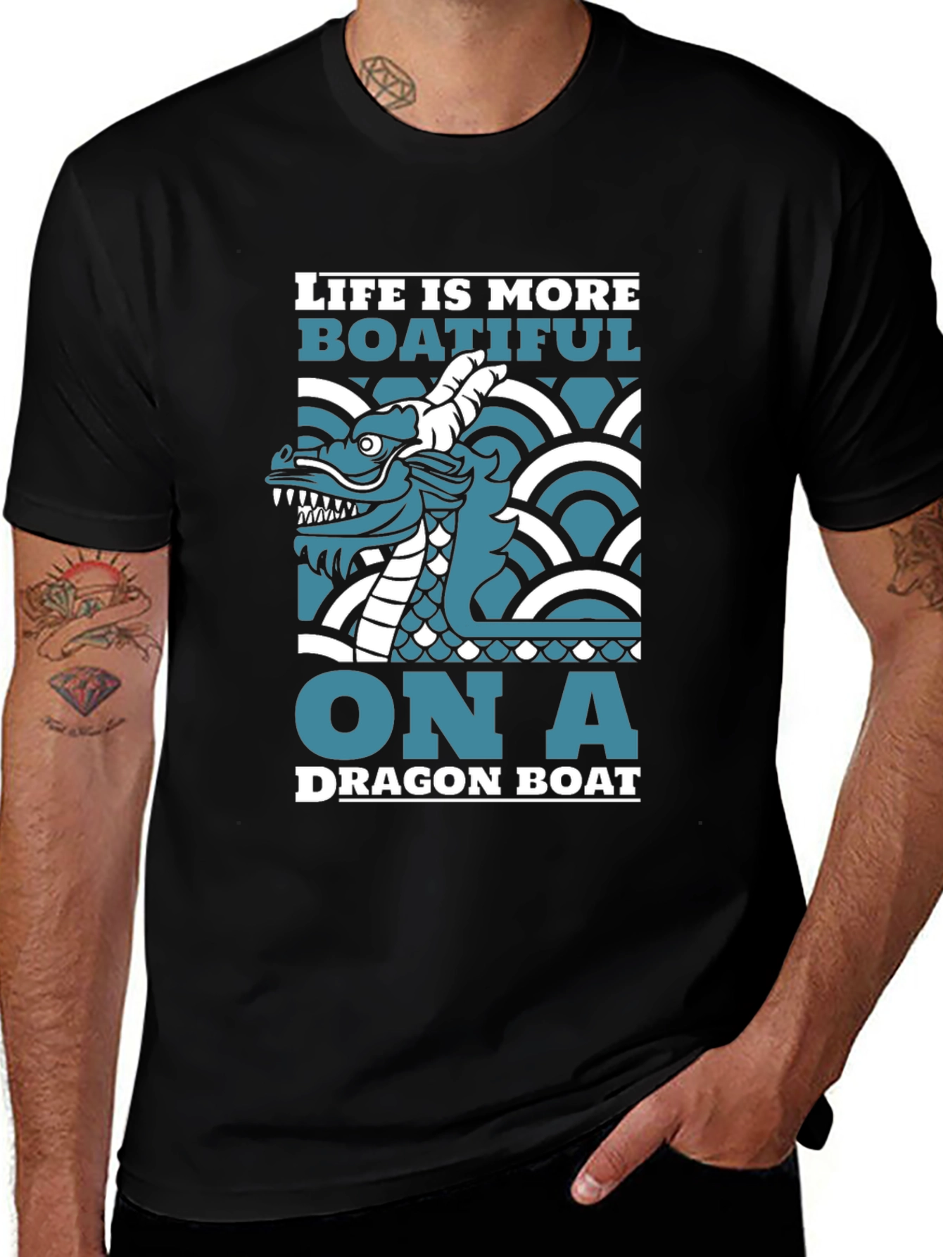 Dragon Boat T-Shirt - Life is More Boatiful