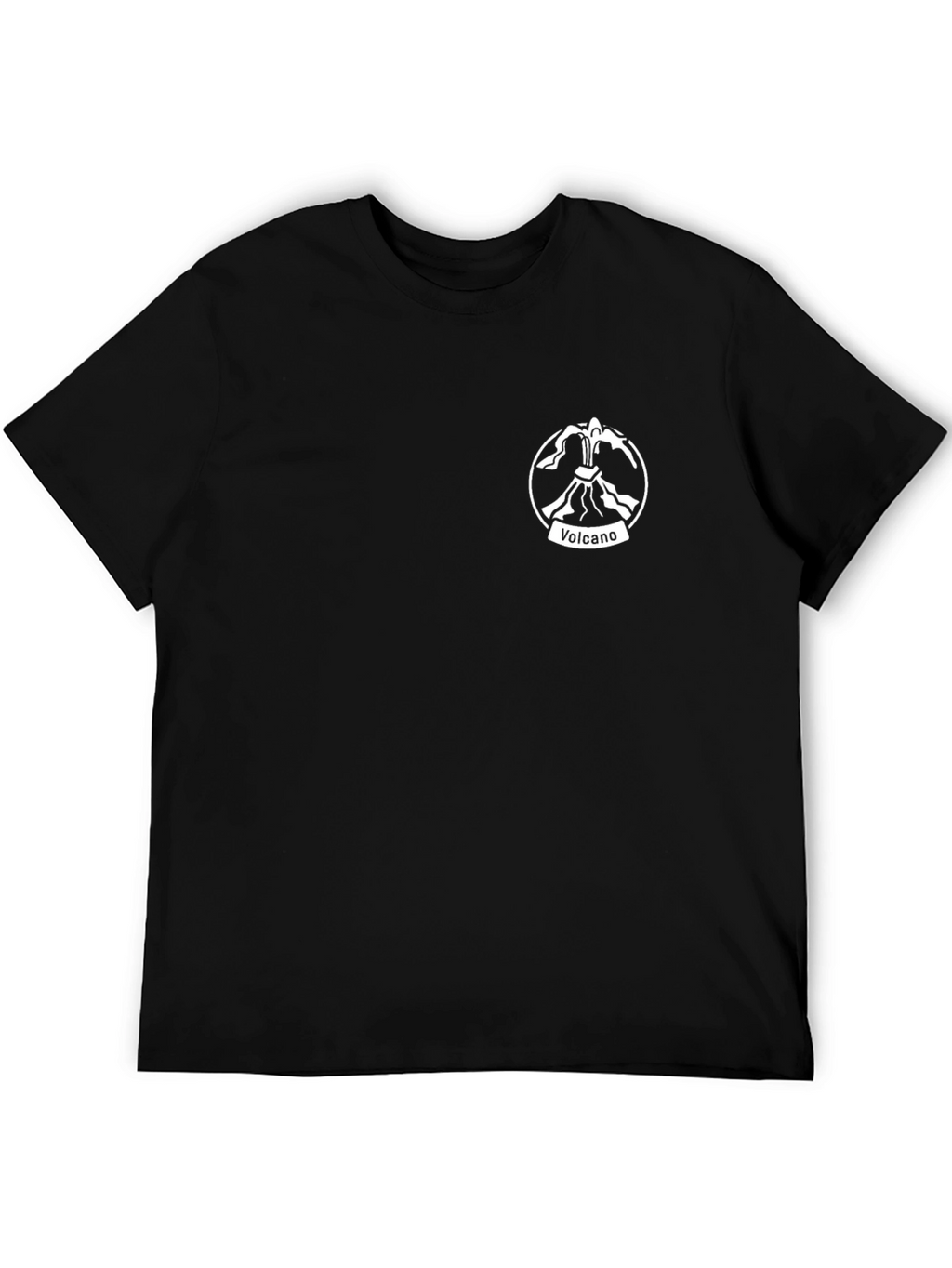 Volcano Graphic Black T-Shirt