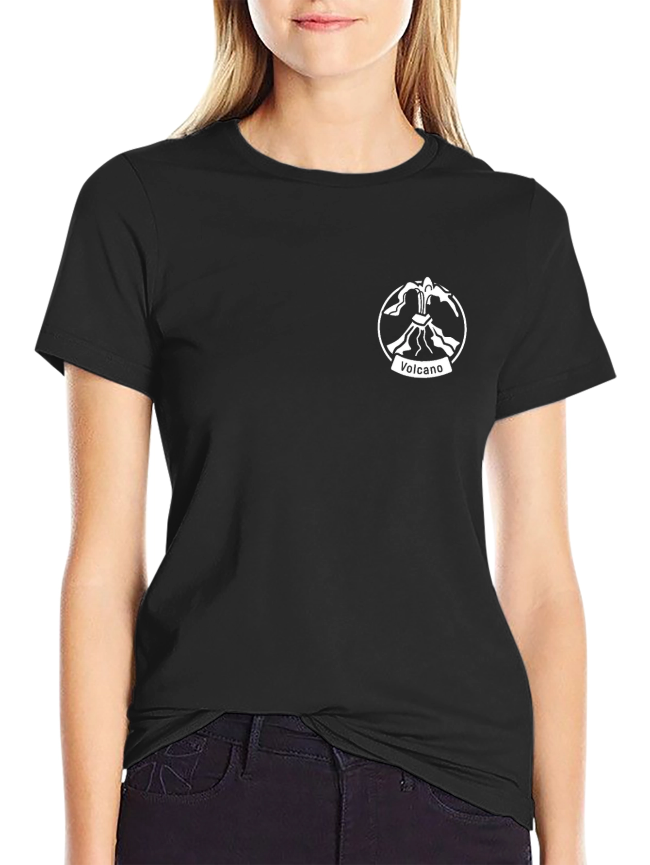 Volcano Graphic Black T-Shirt