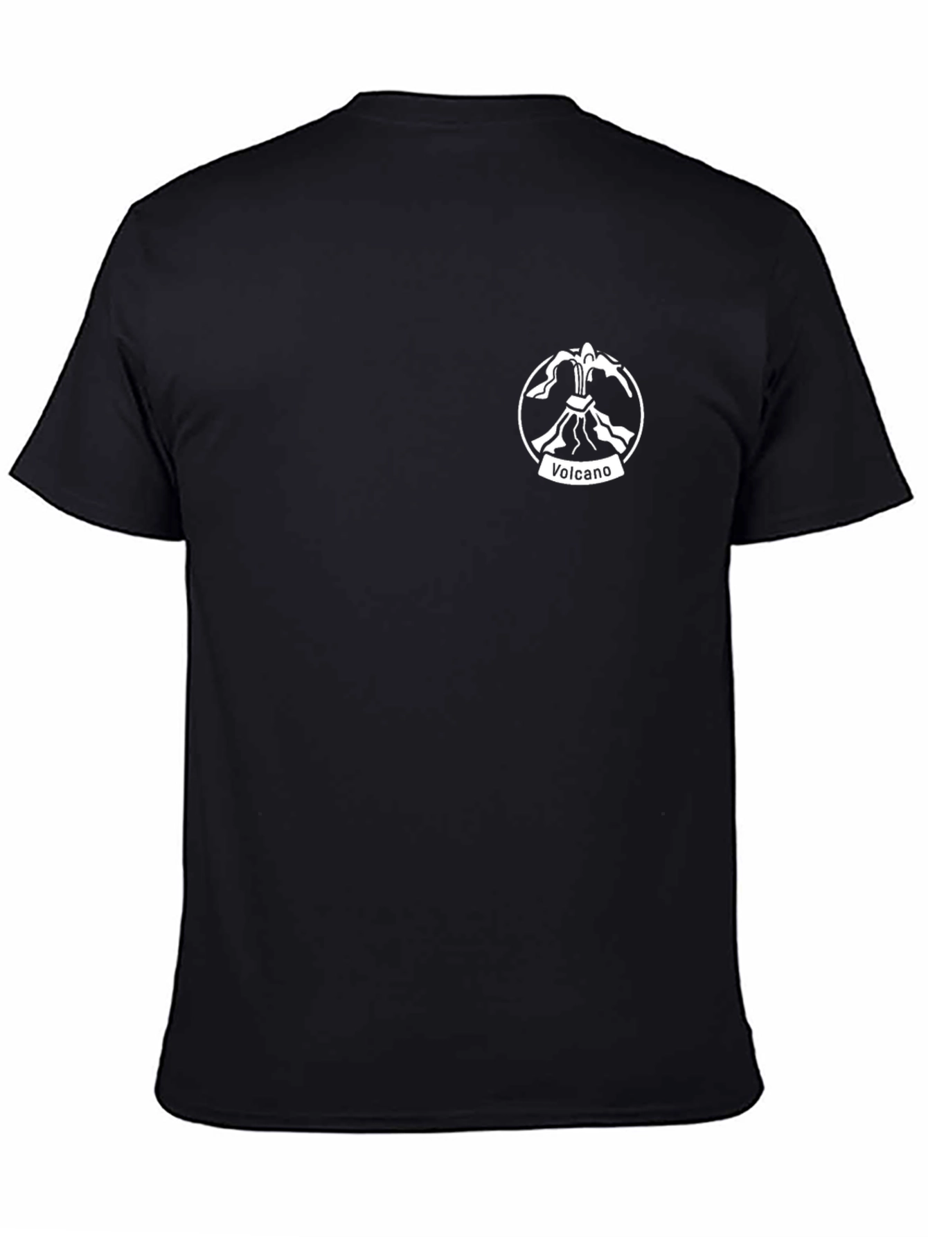 Volcano Graphic Black T-Shirt