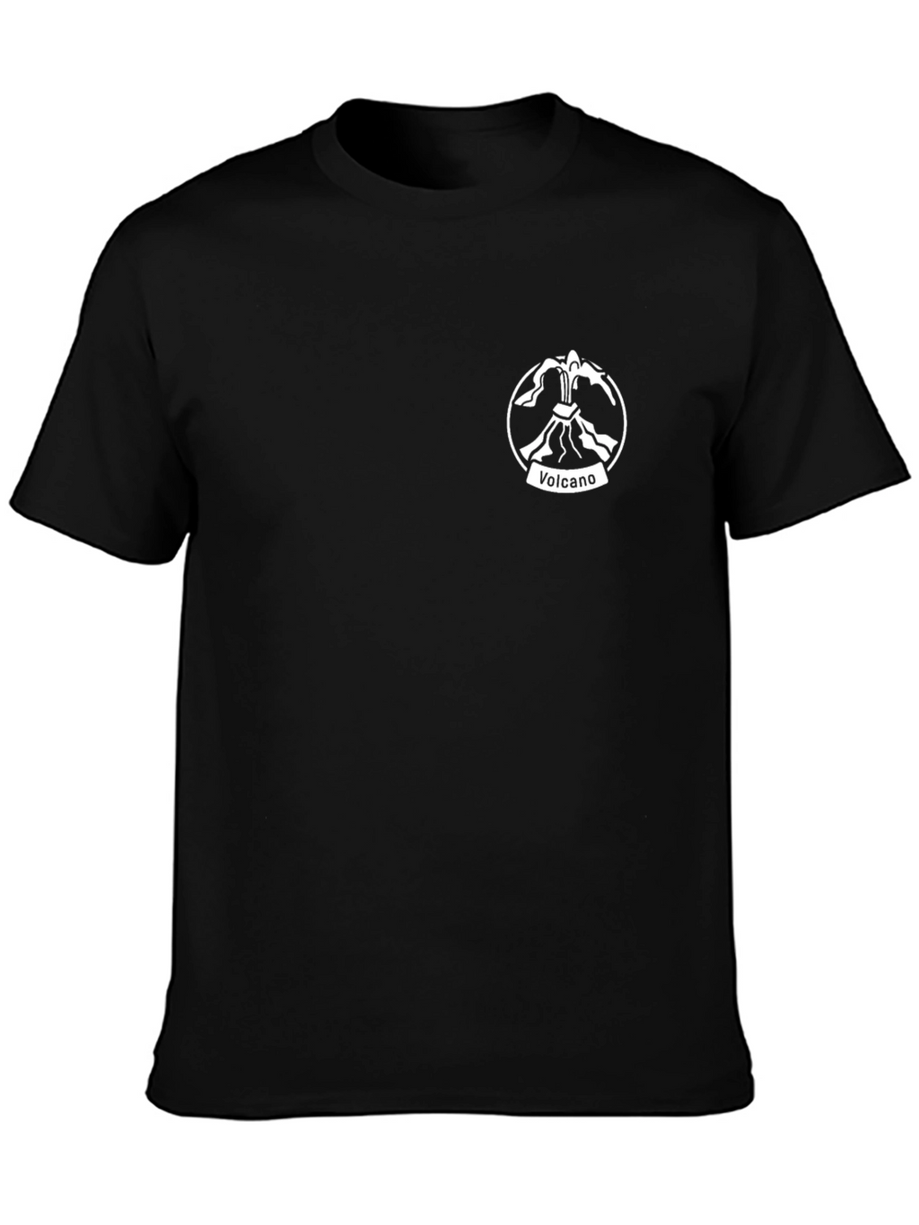Volcano Graphic Black T-Shirt