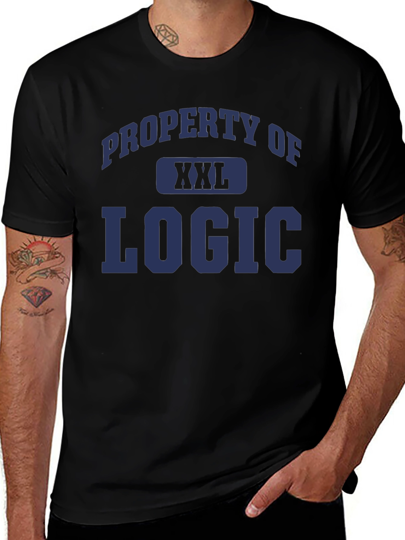 Property Of Logic XXL Graphic T-Shirt
