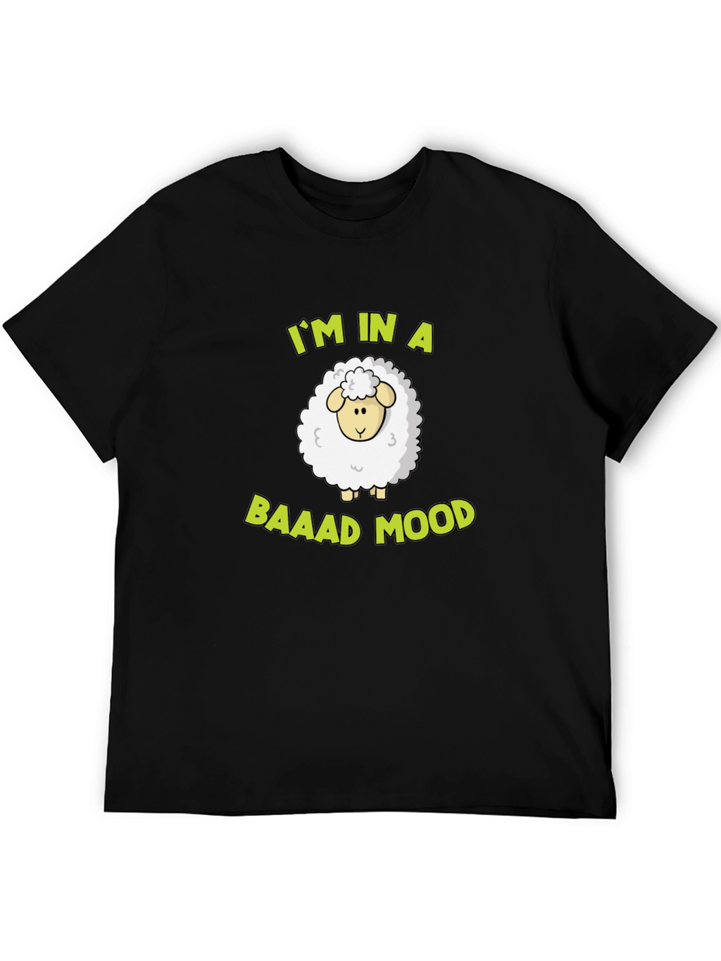 Baaad Mood Sheep T-Shirt - Funny Graphic Tee