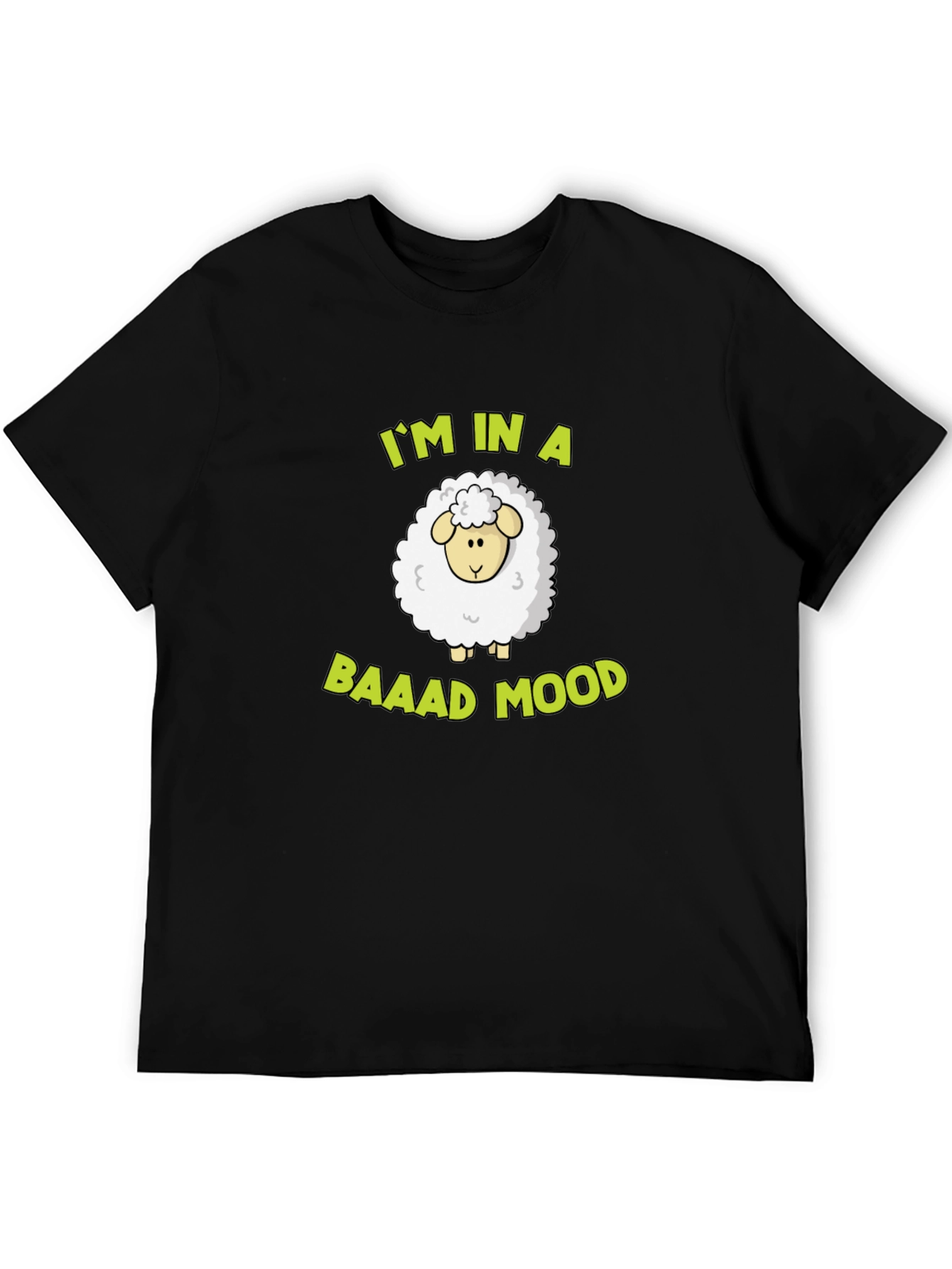 Baaad Mood Sheep T-Shirt - Funny Graphic Tee