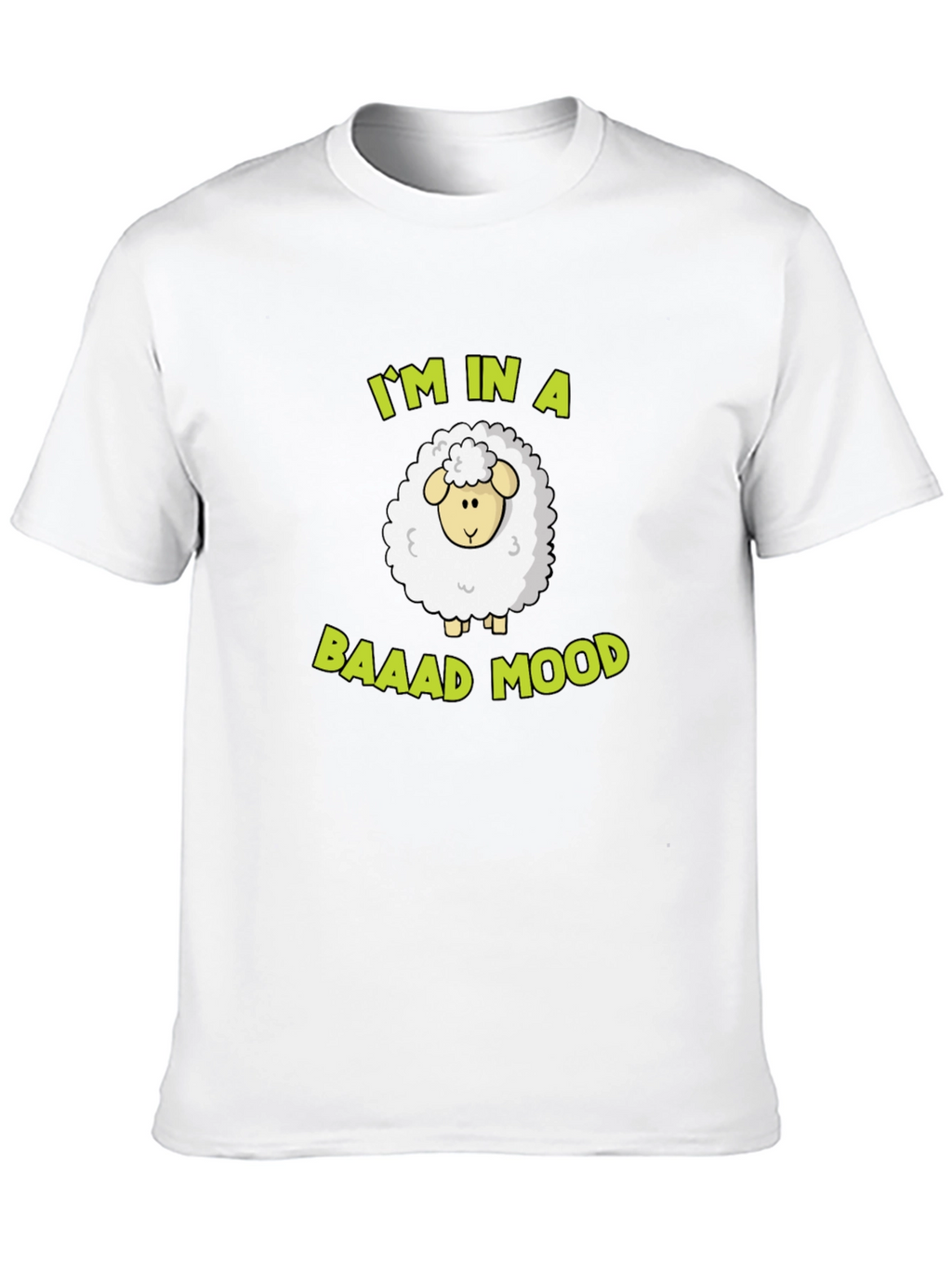 Baaad Mood Sheep T-Shirt - Funny Graphic Tee