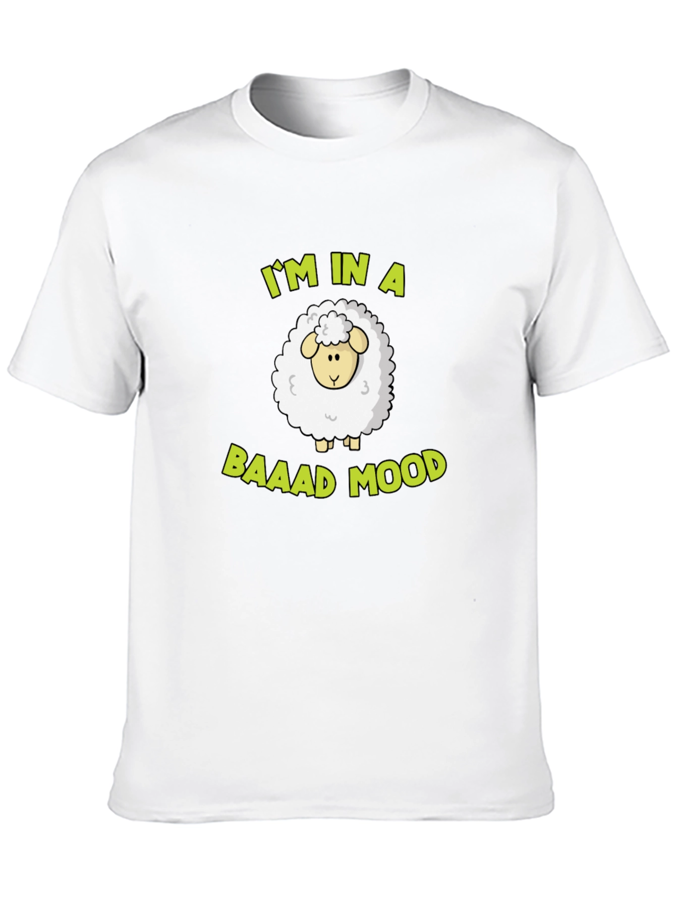 Baaad Mood Sheep T-Shirt - Funny Graphic Tee