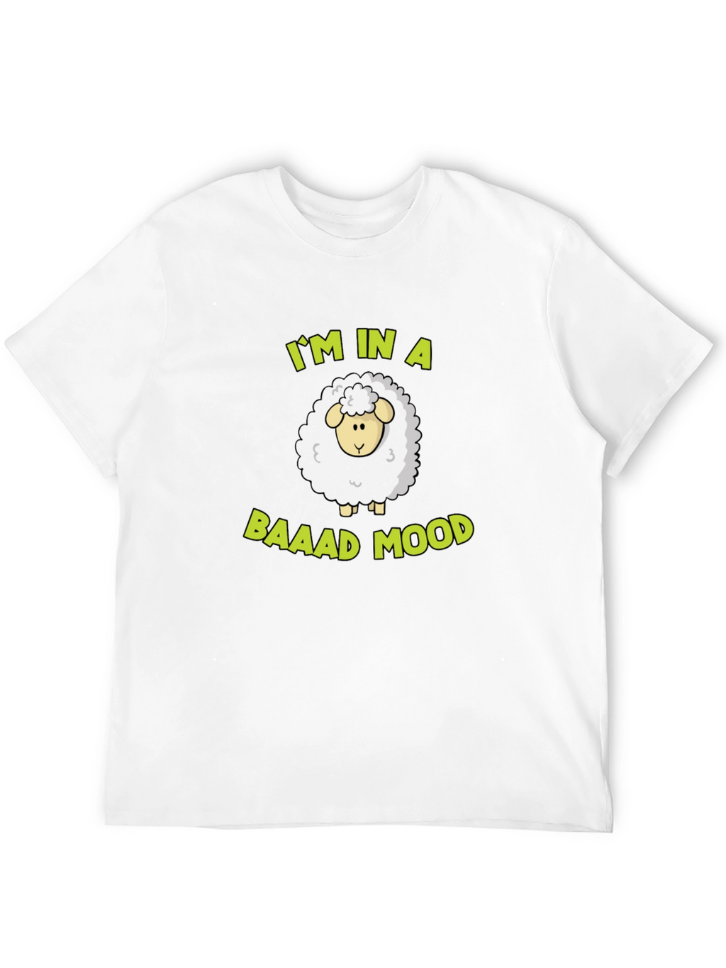 Baaad Mood Sheep T-Shirt - Funny Graphic Tee