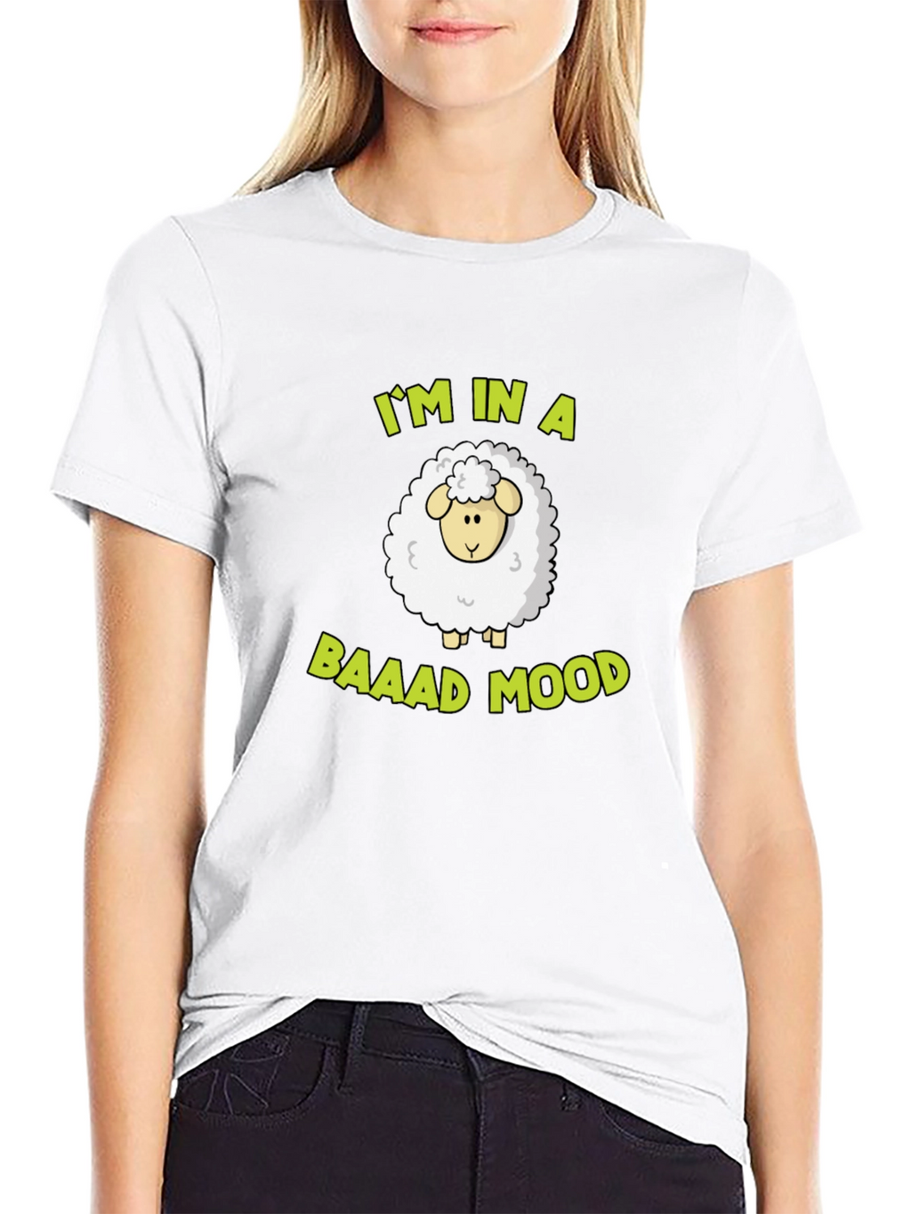Baaad Mood Sheep T-Shirt - Funny Graphic Tee