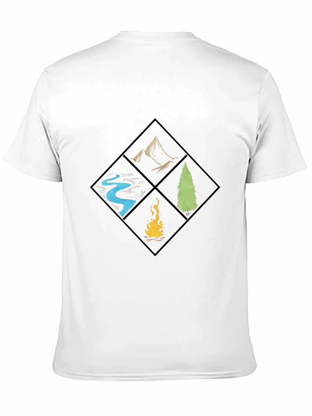 Nature Elements Graphic T-Shirt - Camping & Outdoors