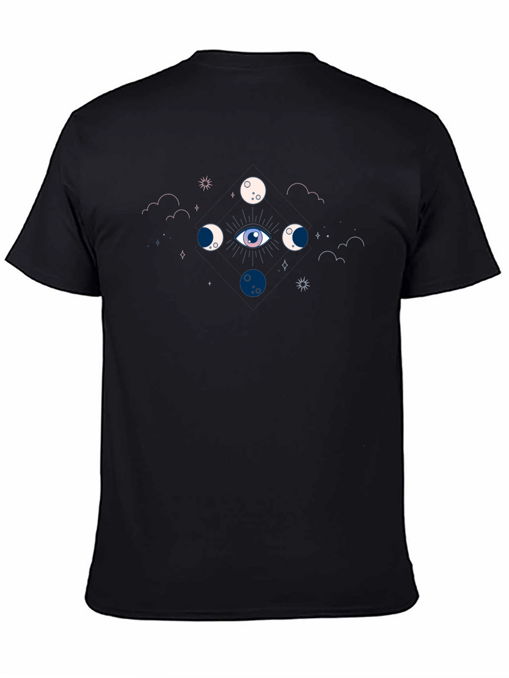 Mystic Moon Phases Eye T-Shirt - Unisex