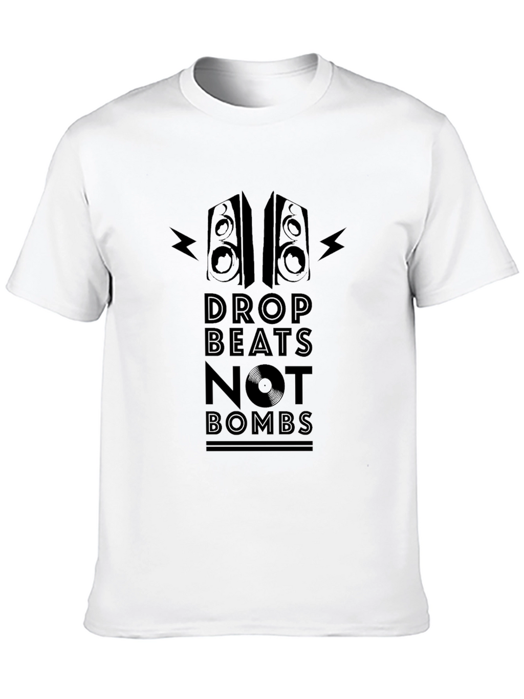 Drop Beats Not Bombs T-Shirt - Music Lover Tee