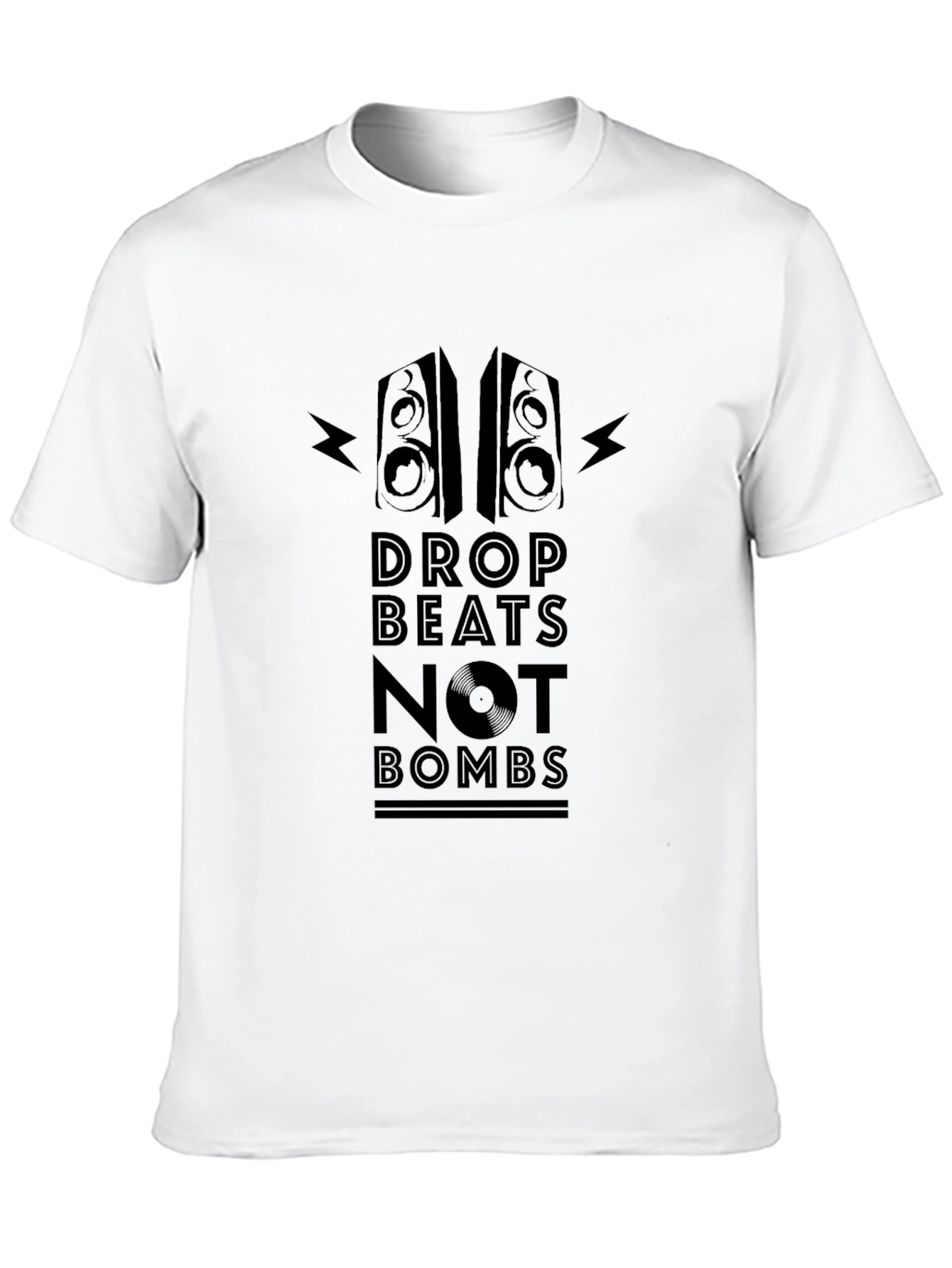 Drop Beats Not Bombs T-Shirt - Music Lover Tee