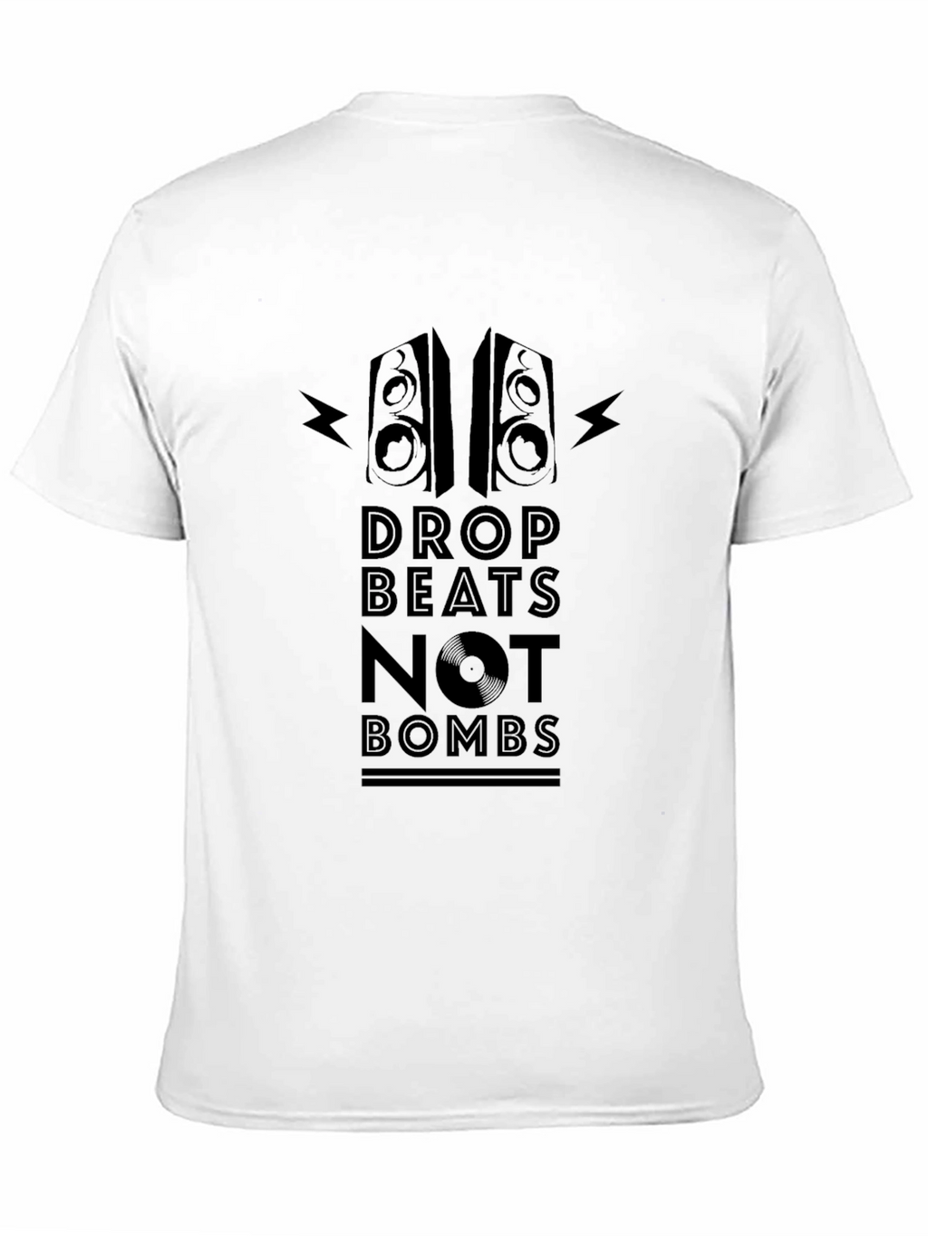 Drop Beats Not Bombs T-Shirt - Music Lover Tee