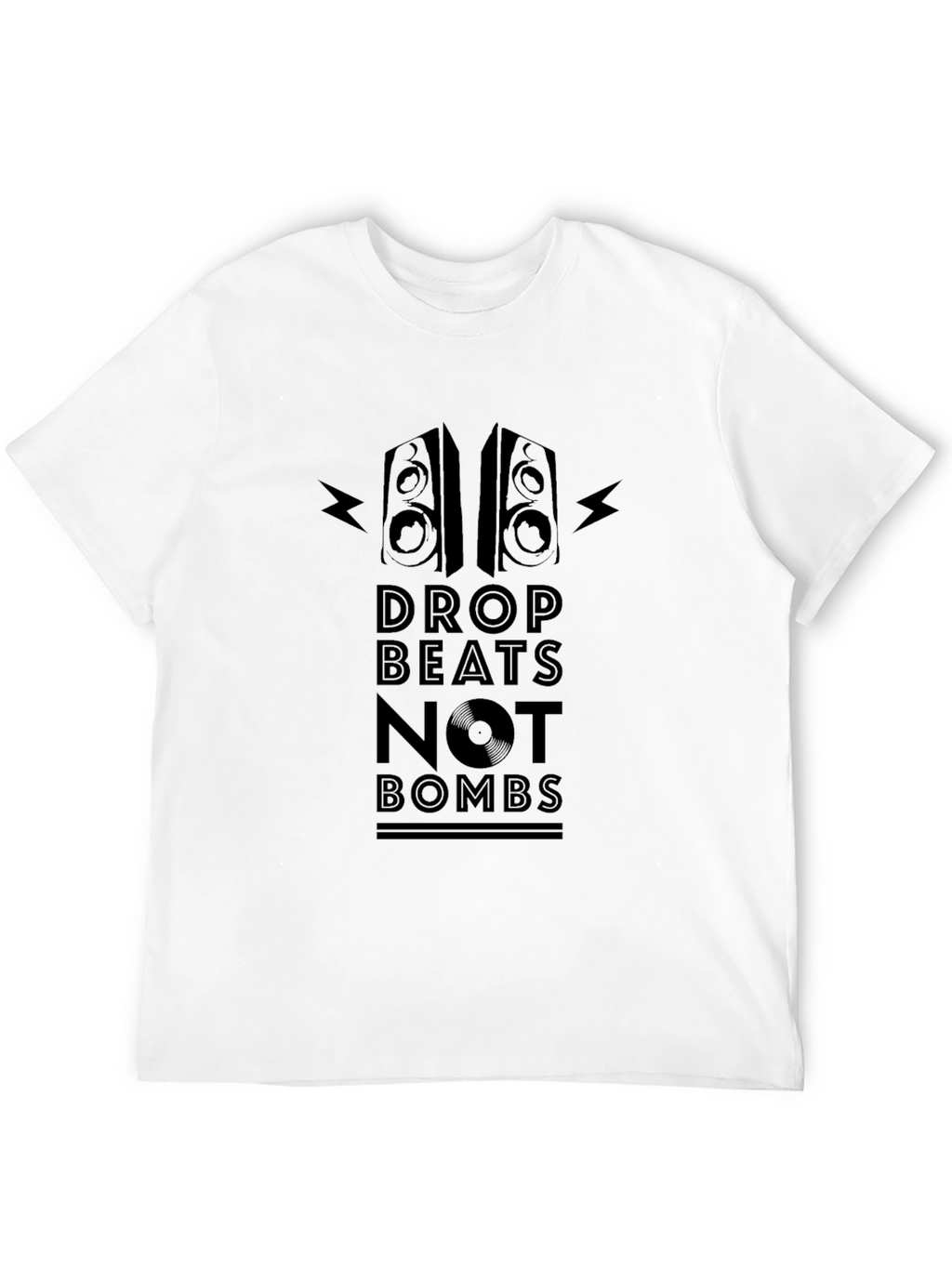 Drop Beats Not Bombs T-Shirt - Music Lover Tee