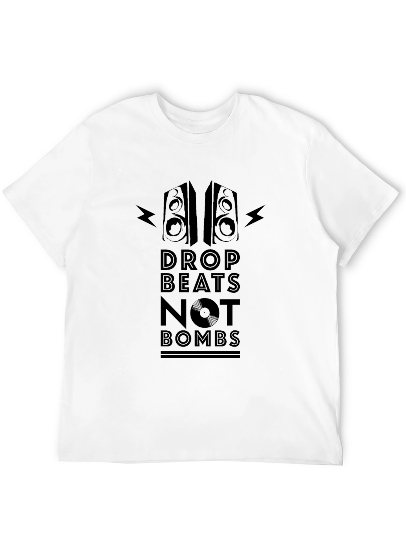 Drop Beats Not Bombs T-Shirt - Music Lover Tee
