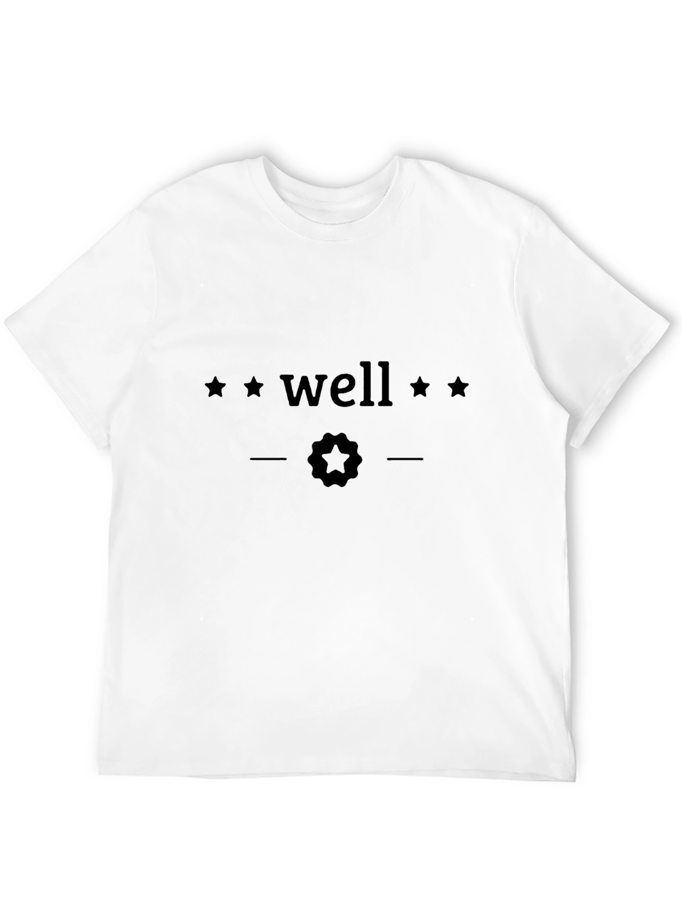 Well Stars Graphic Tee - Classic Black T-Shirt