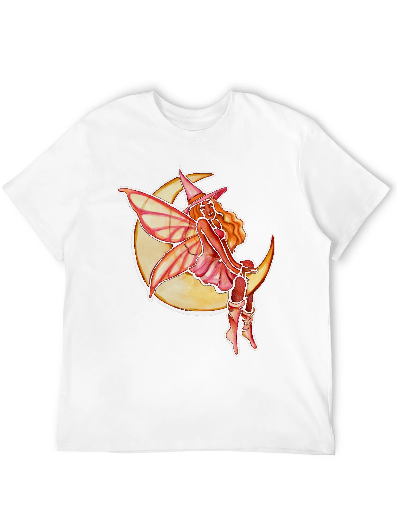 Moon Fairy Black T-Shirt