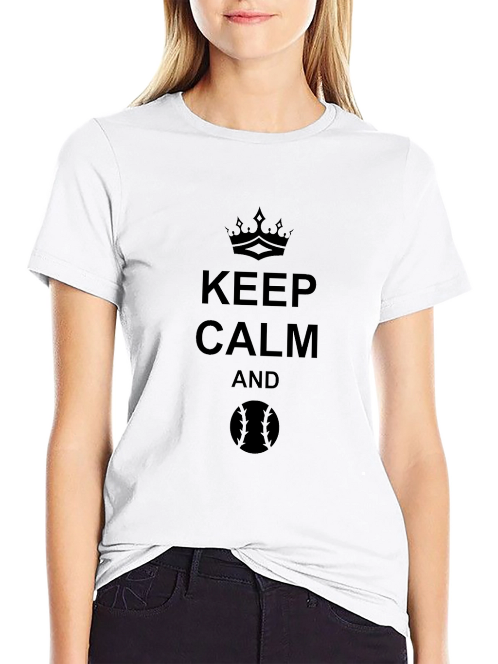 Keep Calm Baseball T-Shirt