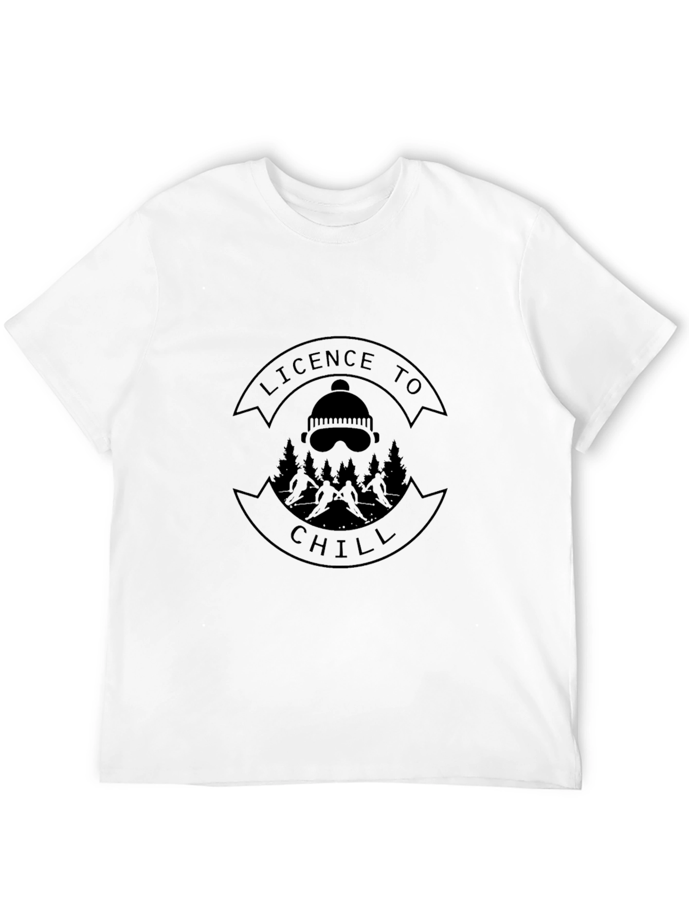 Licence To Chill Black Graphic Tee