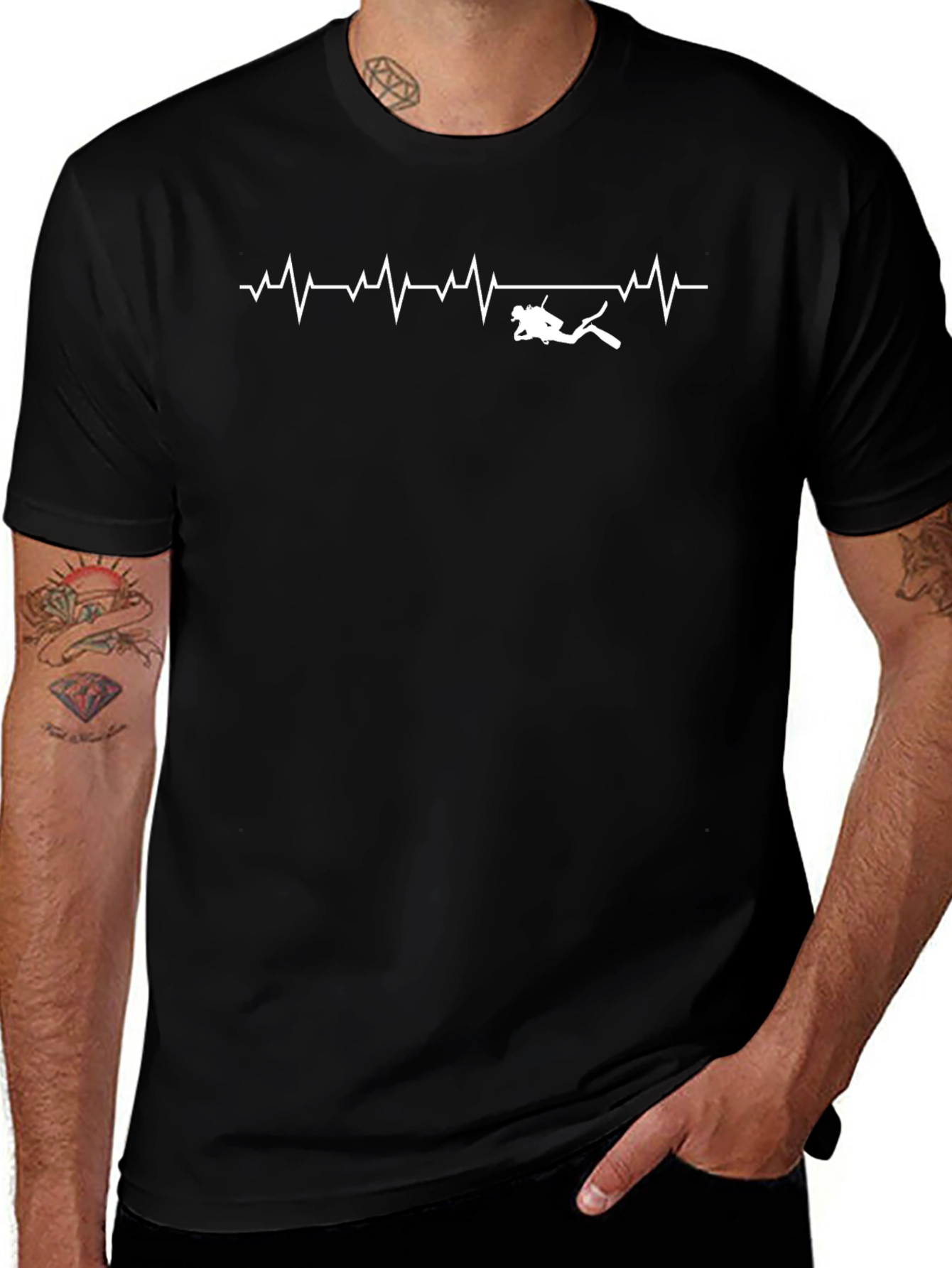 Divers Heartbeat T-Shirt