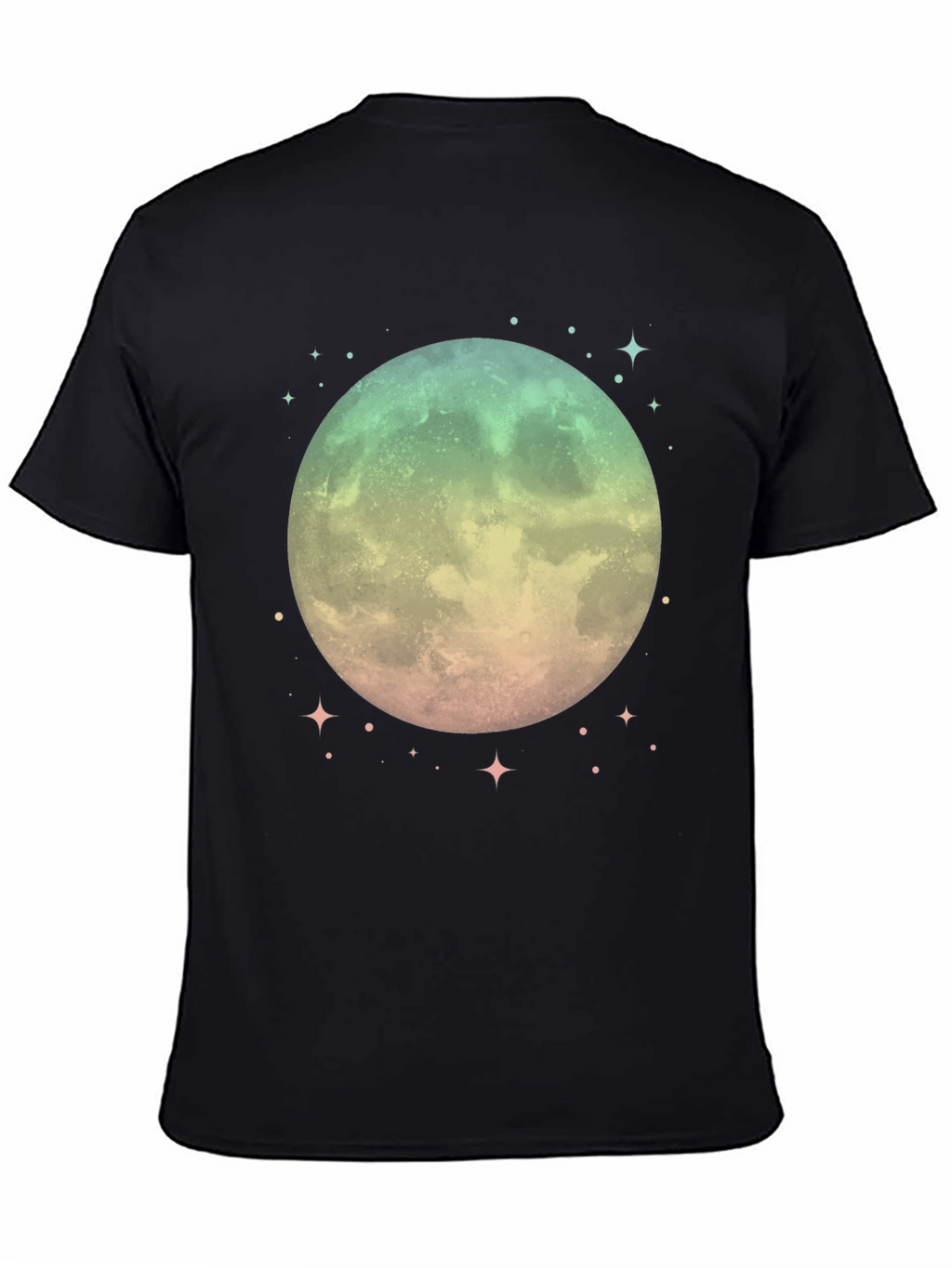 Mystic Moon Graphic Tee - Unisex Black T-Shirt