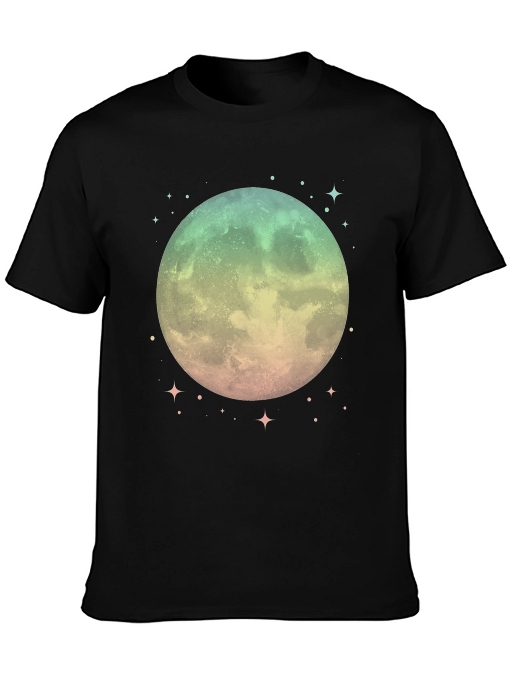 Mystic Moon Graphic Tee - Unisex Black T-Shirt